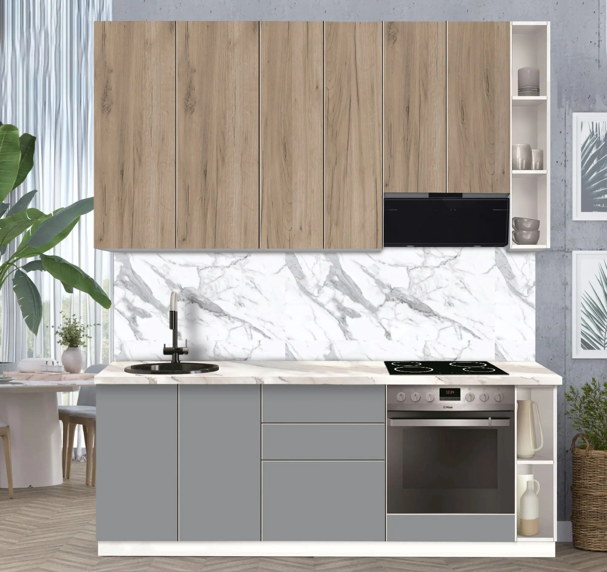 Модульная кухня Modern Dolce Vita 1 H110 2.2m