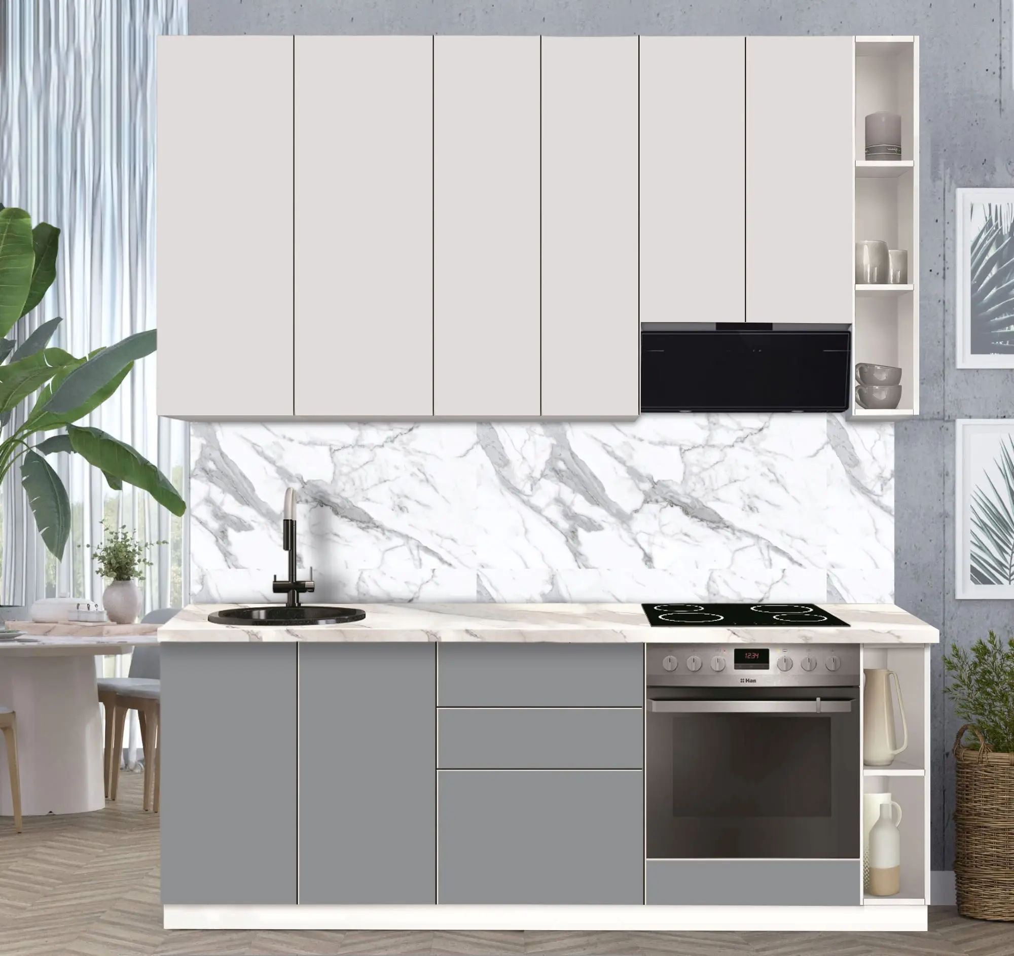 Модульная кухня Modern Dolce Vita 1 H110 2.2m