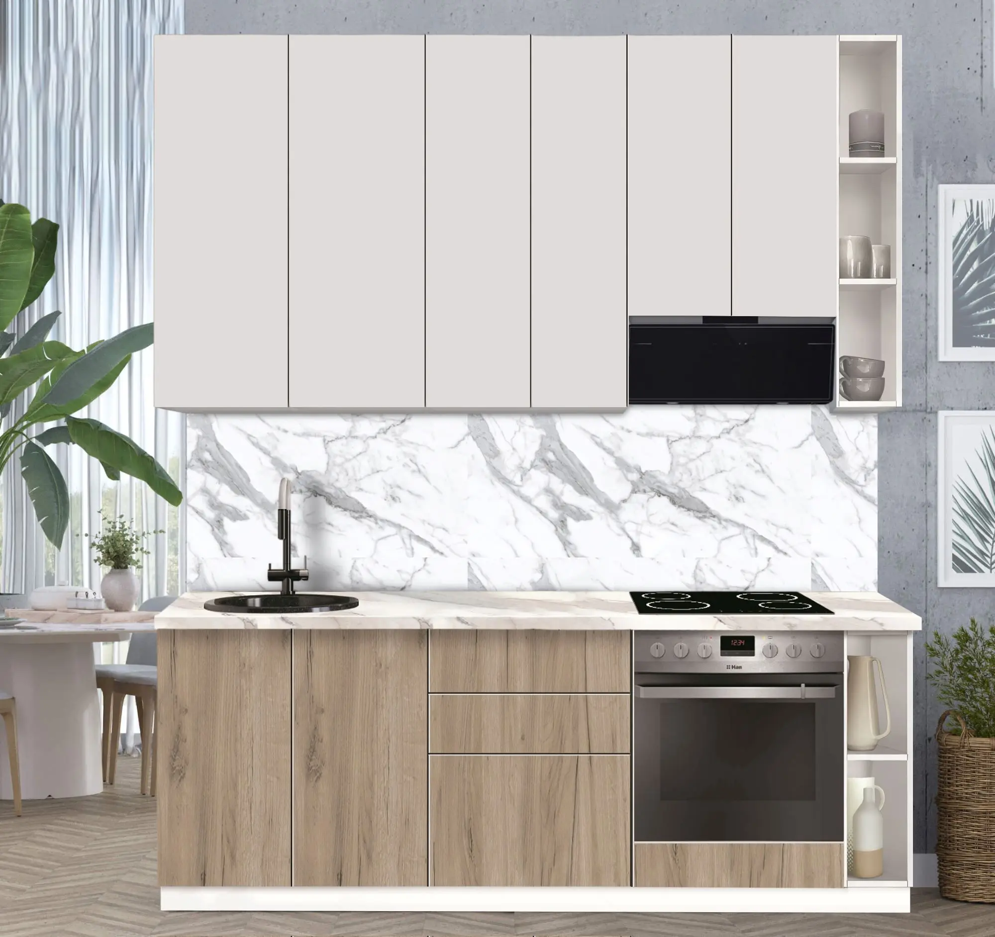 Модульная кухня Modern Dolce Vita 1 H110 2.2m