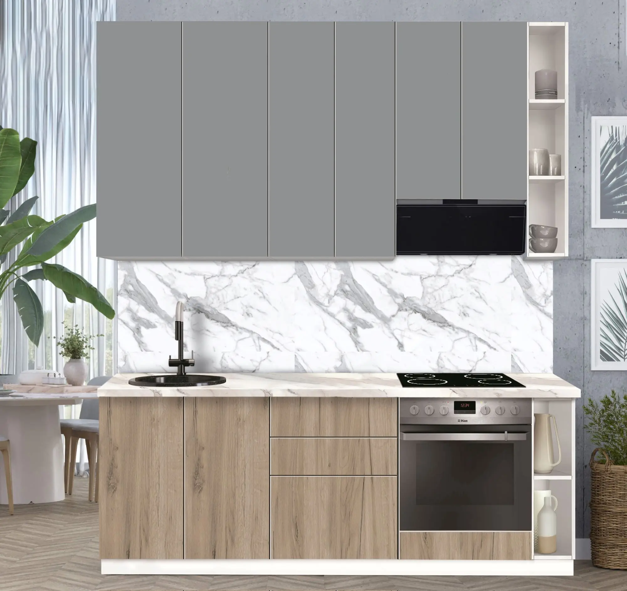 Модульная кухня Modern Dolce Vita 1 H110 2.2m