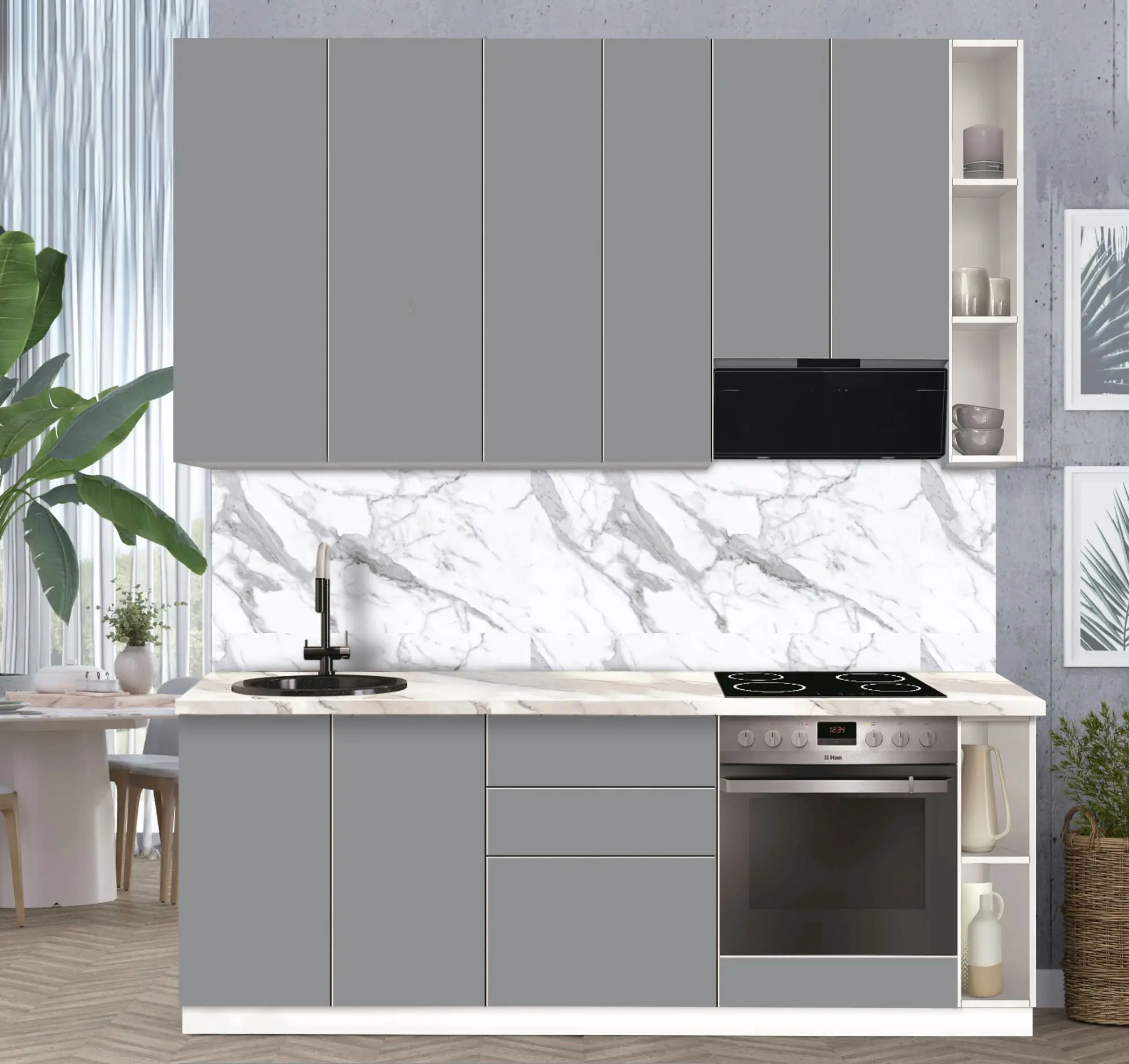 Модульная кухня Modern Dolce Vita 1 H110 2.2m