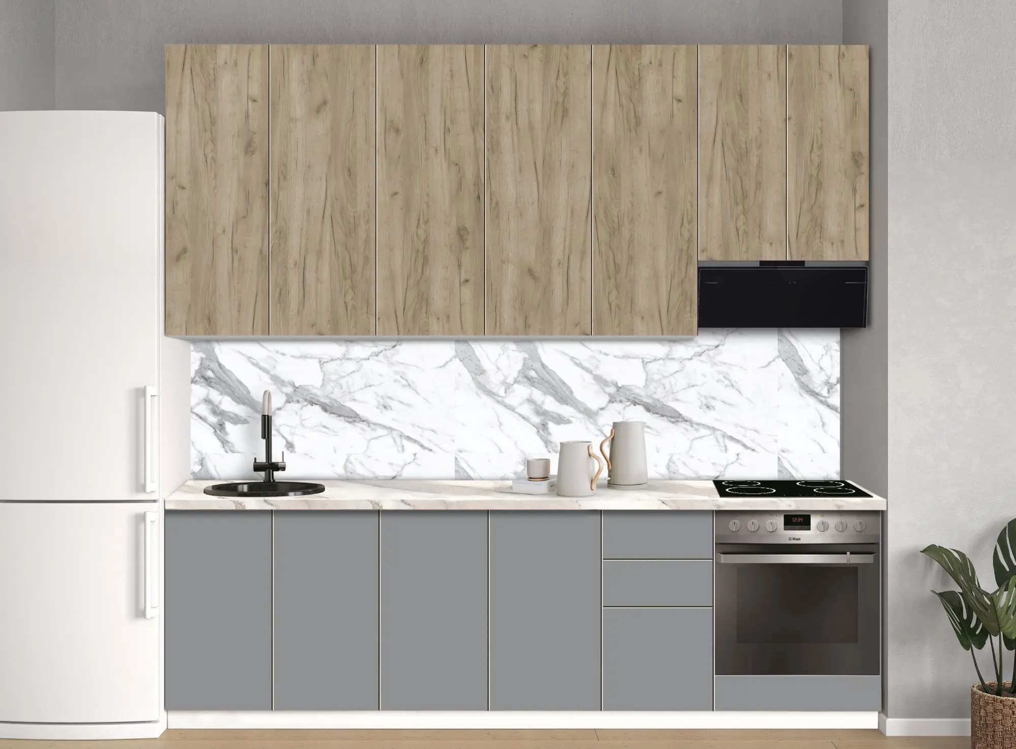 Bucatarie modulara Modern Dolce Vita 1 H110 2.6m