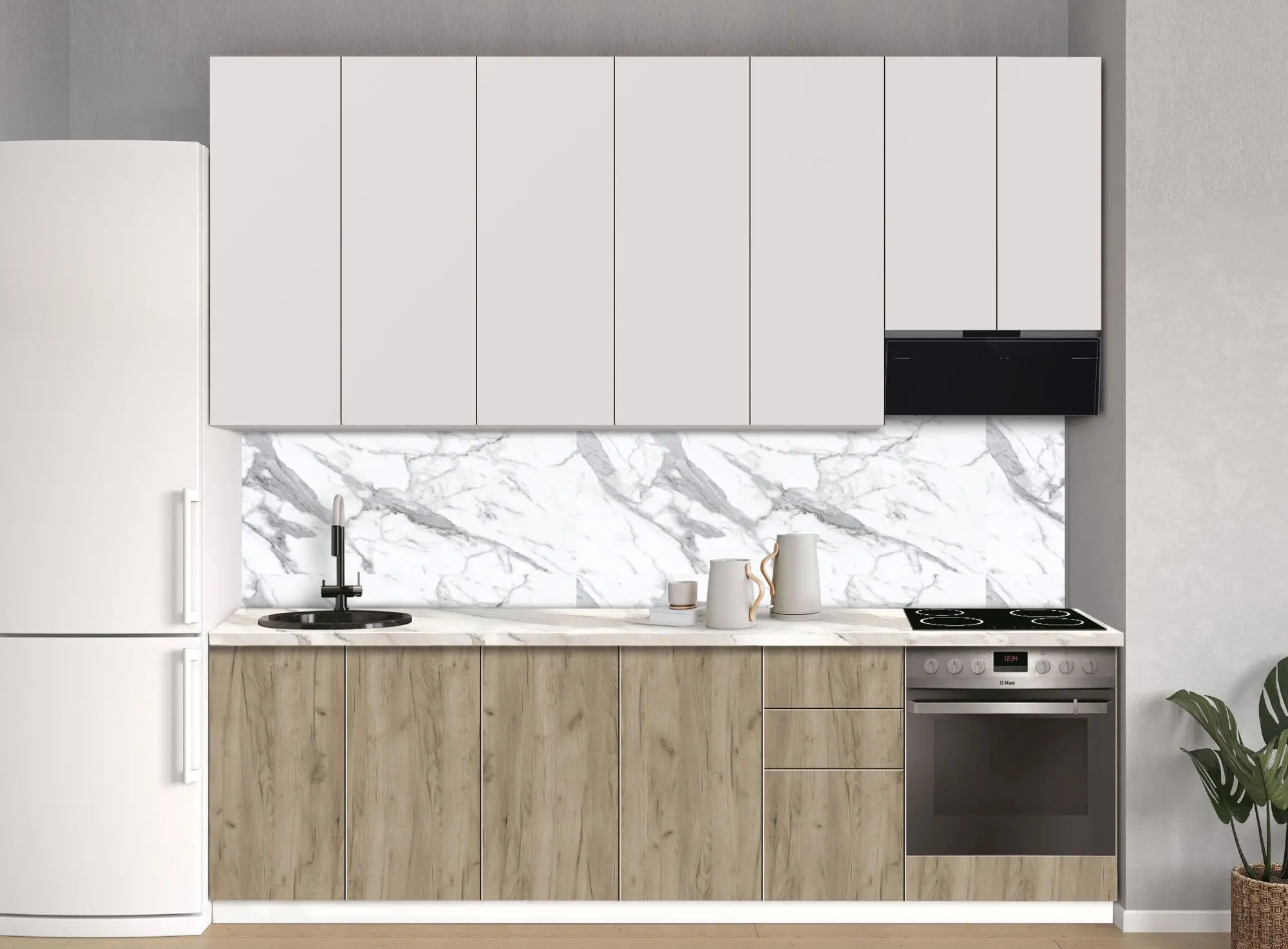 Bucatarie modulara Modern Dolce Vita 1 H110 2.6m