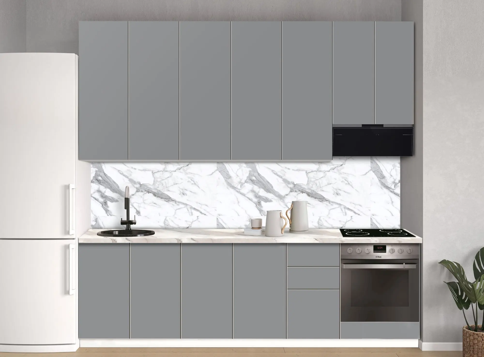 Bucatarie modulara Modern Dolce Vita 1 H110 2.6m