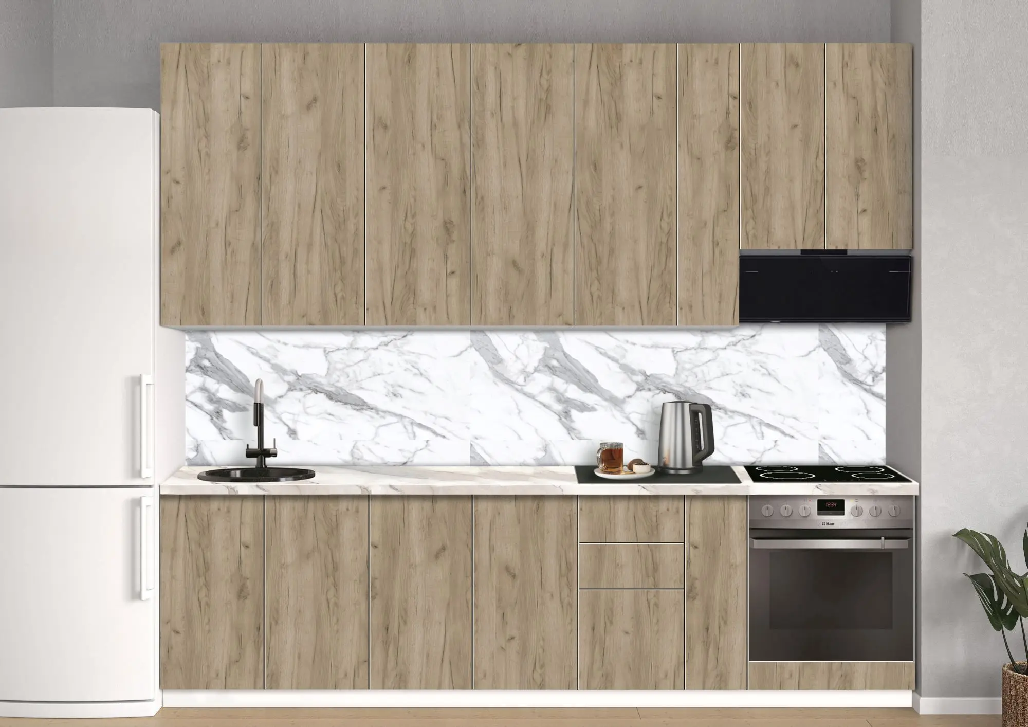 Bucatarie modulara Modern Dolce Vita 1 H110 2.8m