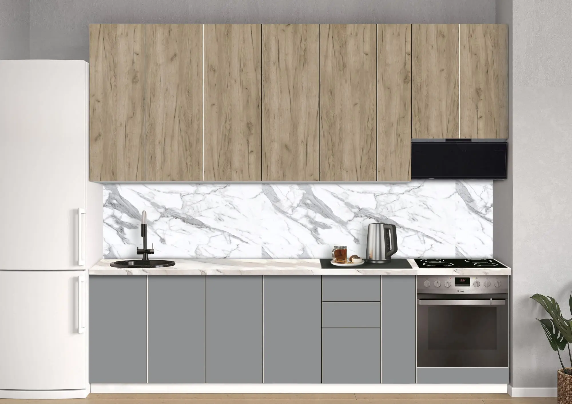 Bucatarie modulara Modern Dolce Vita 1 H110 2.8m