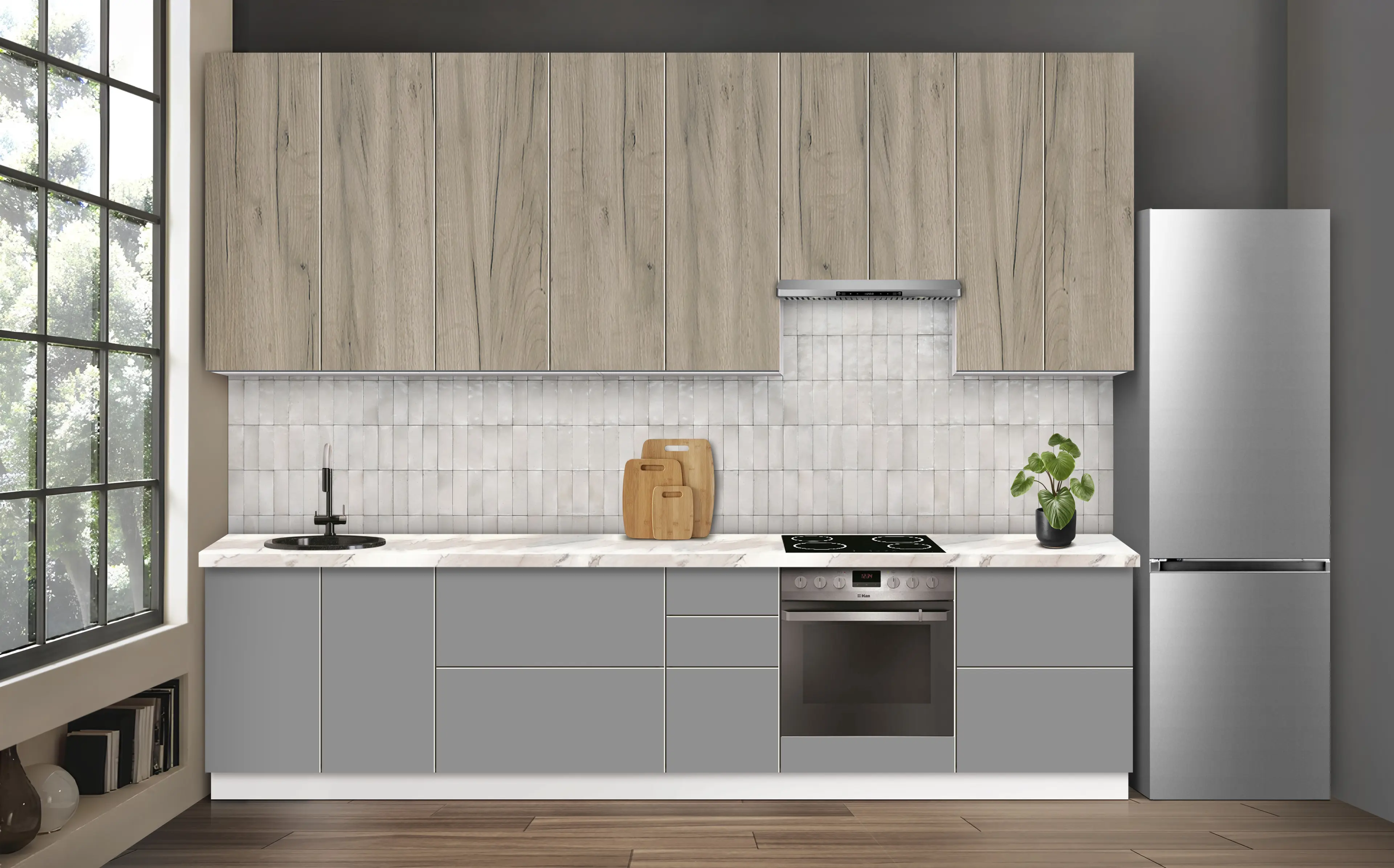 Bucatarie modulara Modern Dolce Vita 1 H110 3.2m