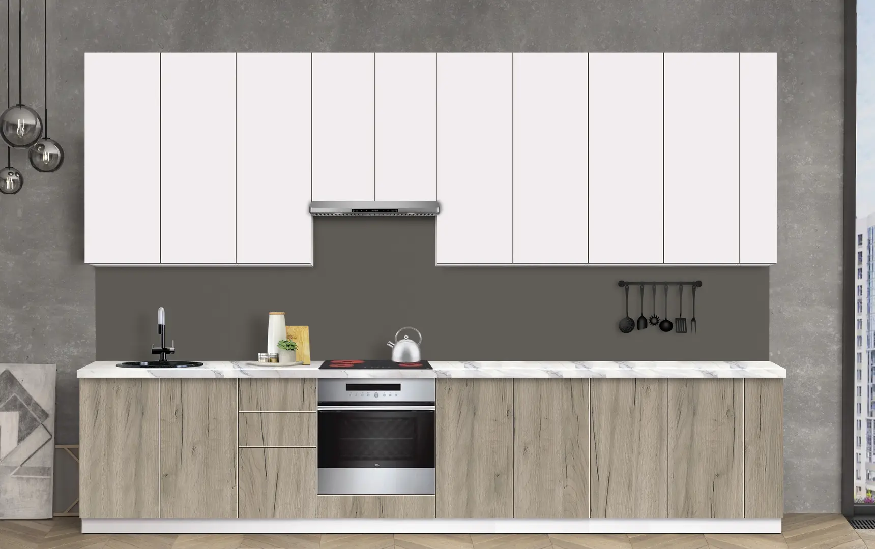 Модульная кухня Modern Dolce Vita 1 H110 3.6m