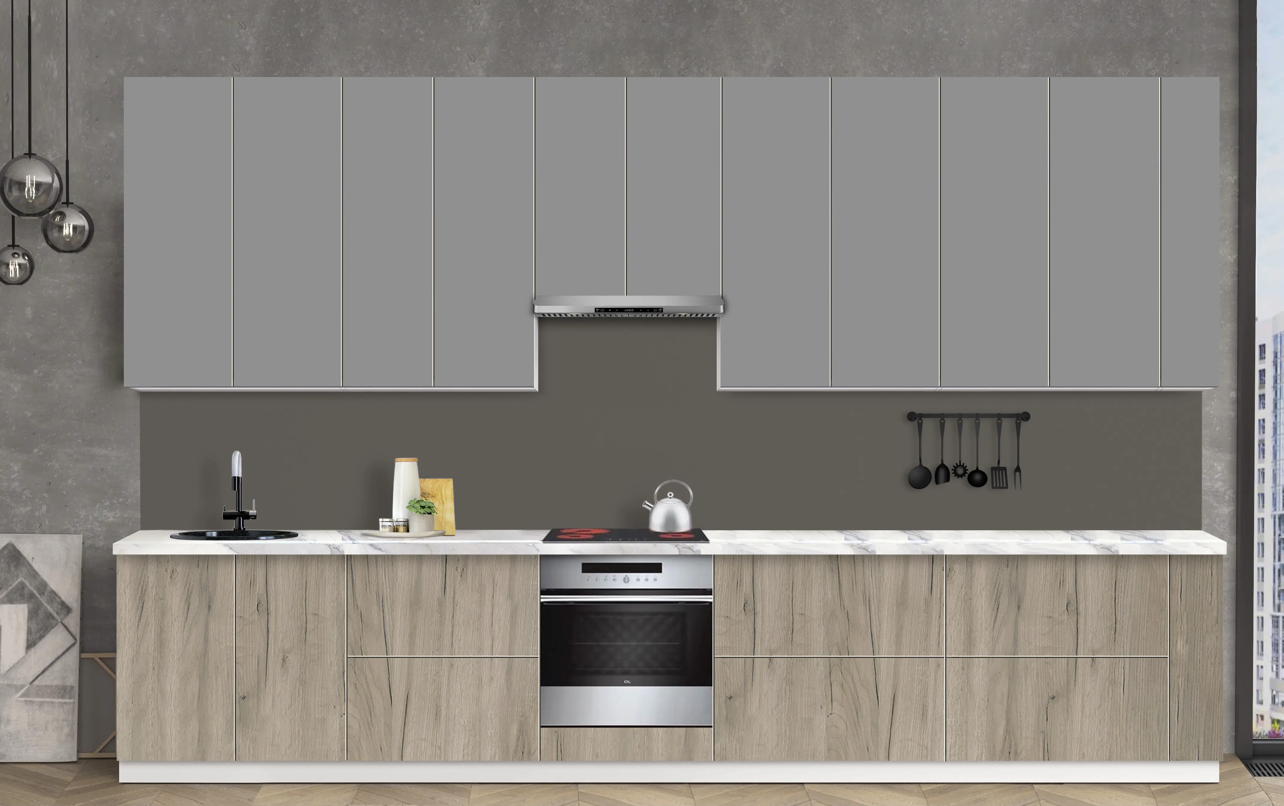 Модульная кухня Modern Dolce Vita 1 H110 3.8m