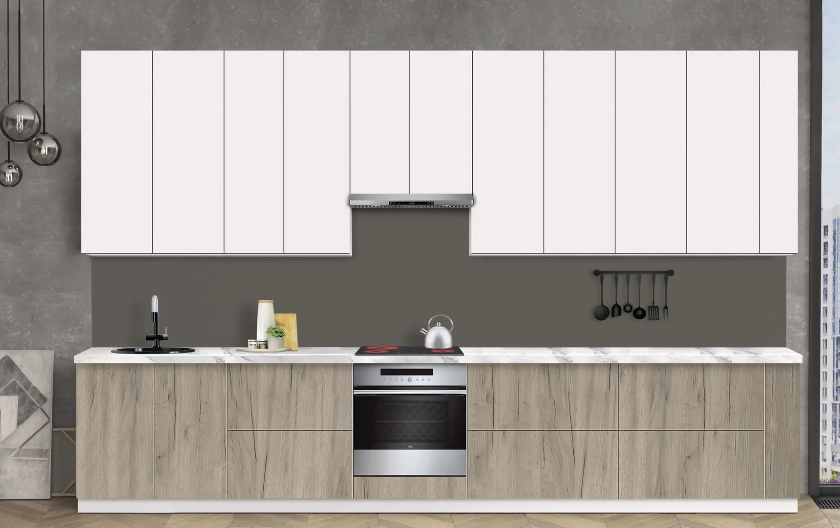 Модульная кухня Modern Dolce Vita 1 H110 3.8m