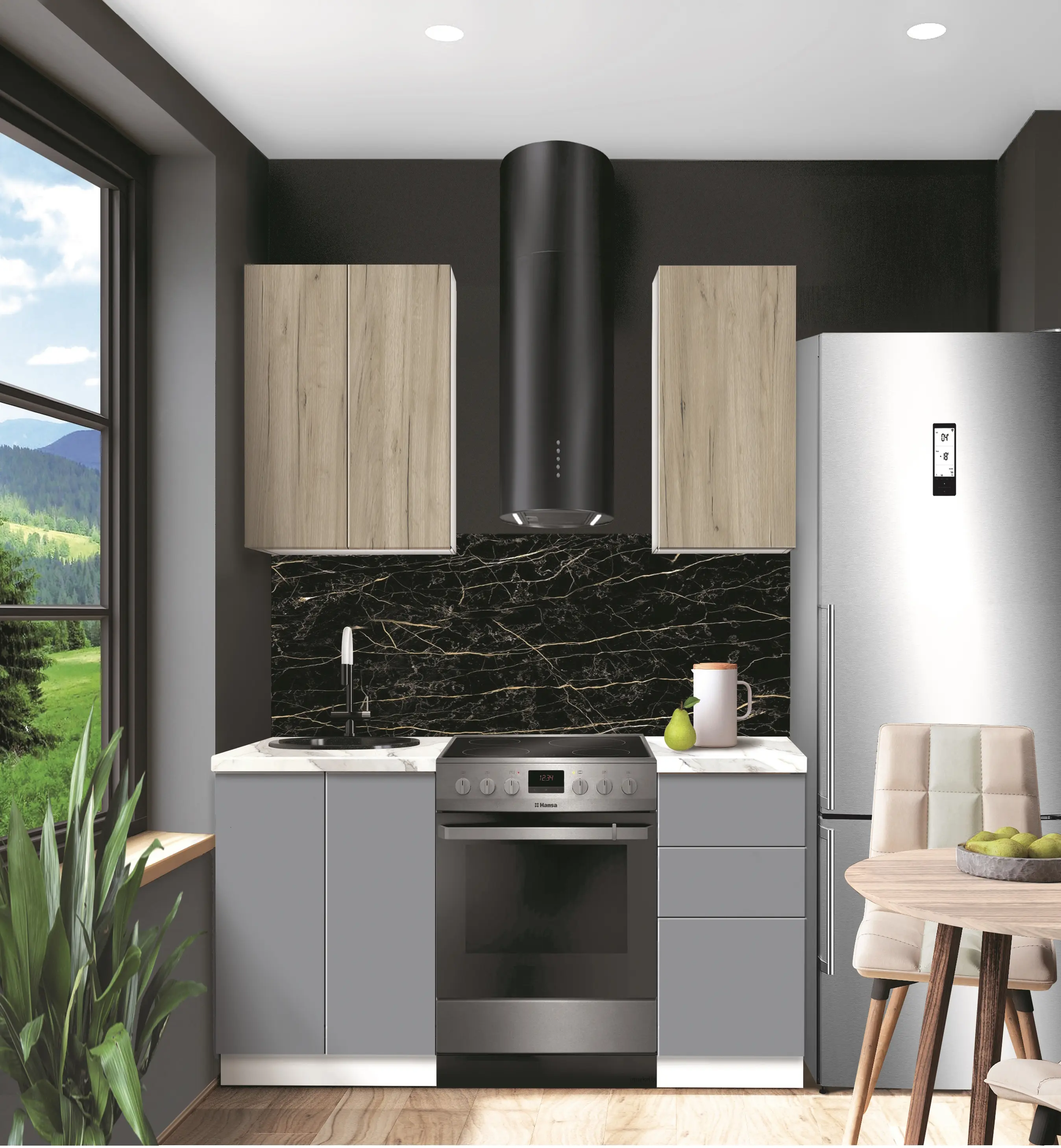 Модульная кухня Modern Dolce Vita 1 H68 1.0m