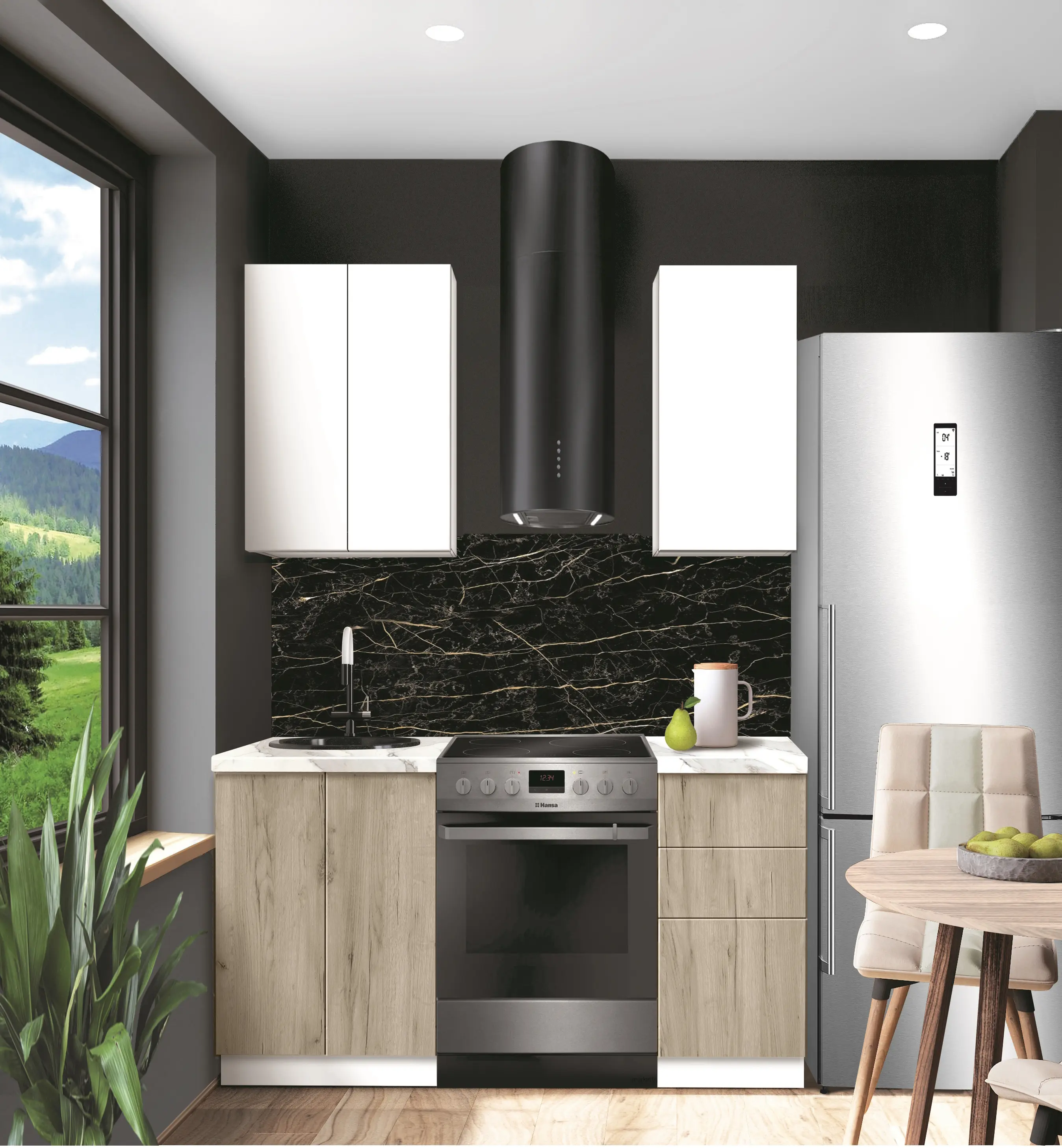 Модульная кухня Modern Dolce Vita 1 H68 1.0m