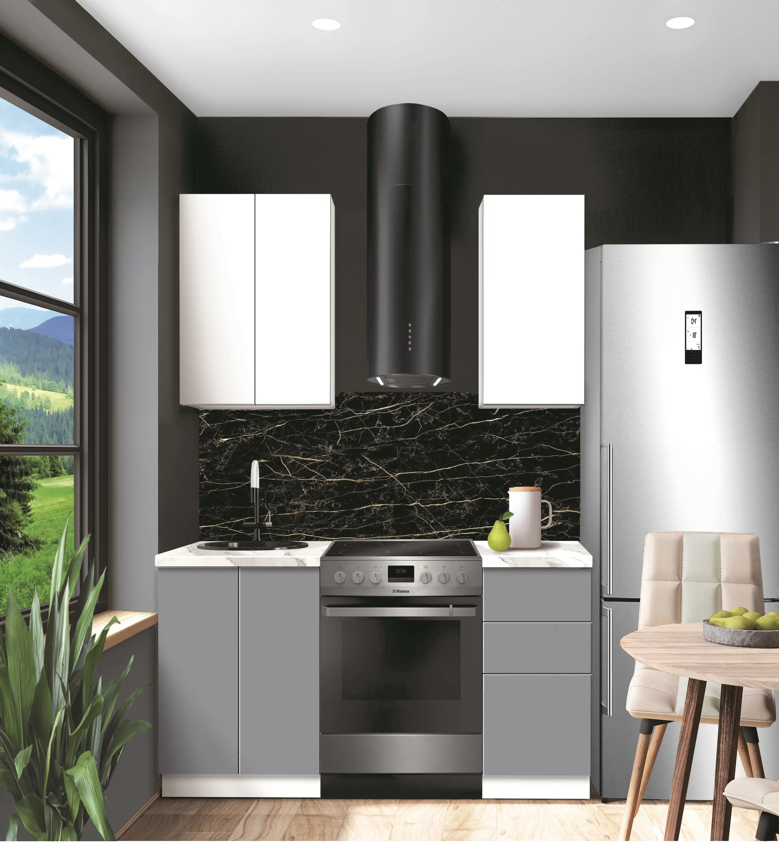 Модульная кухня Modern Dolce Vita 1 H68 1.0m