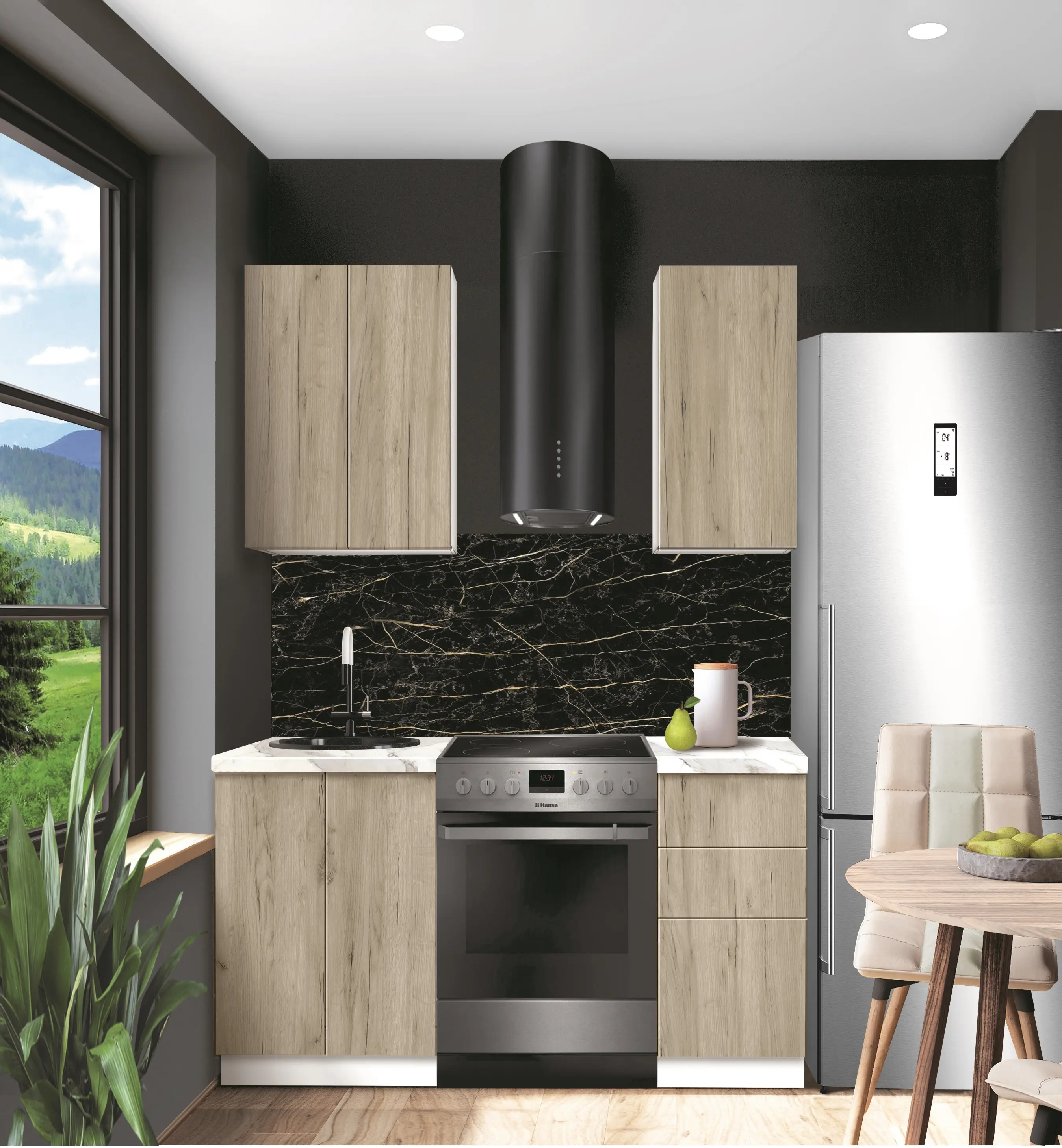 Модульная кухня Modern Dolce Vita 1 H68 1.0m