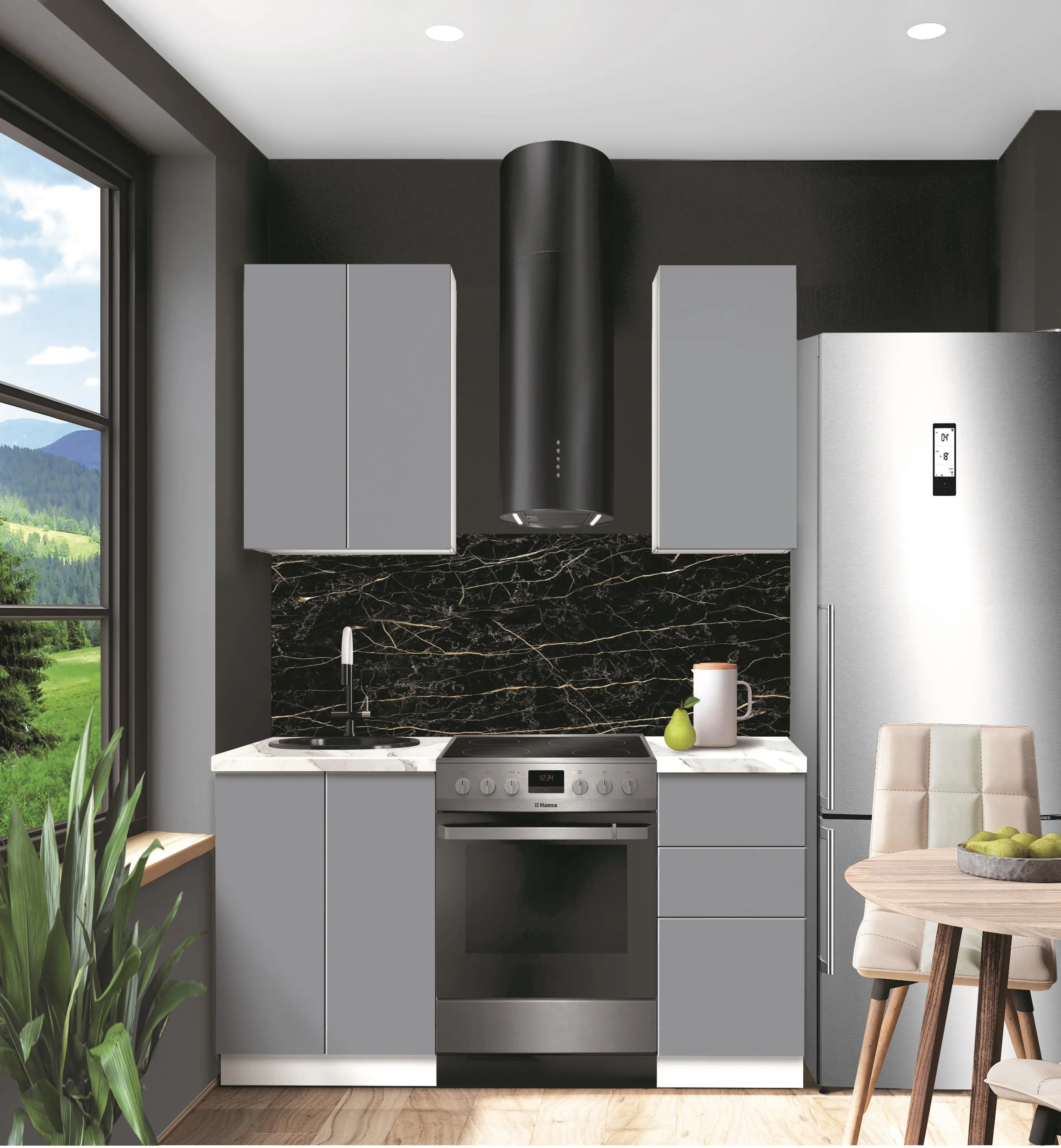 Модульная кухня Modern Dolce Vita 1 H68 1.0m