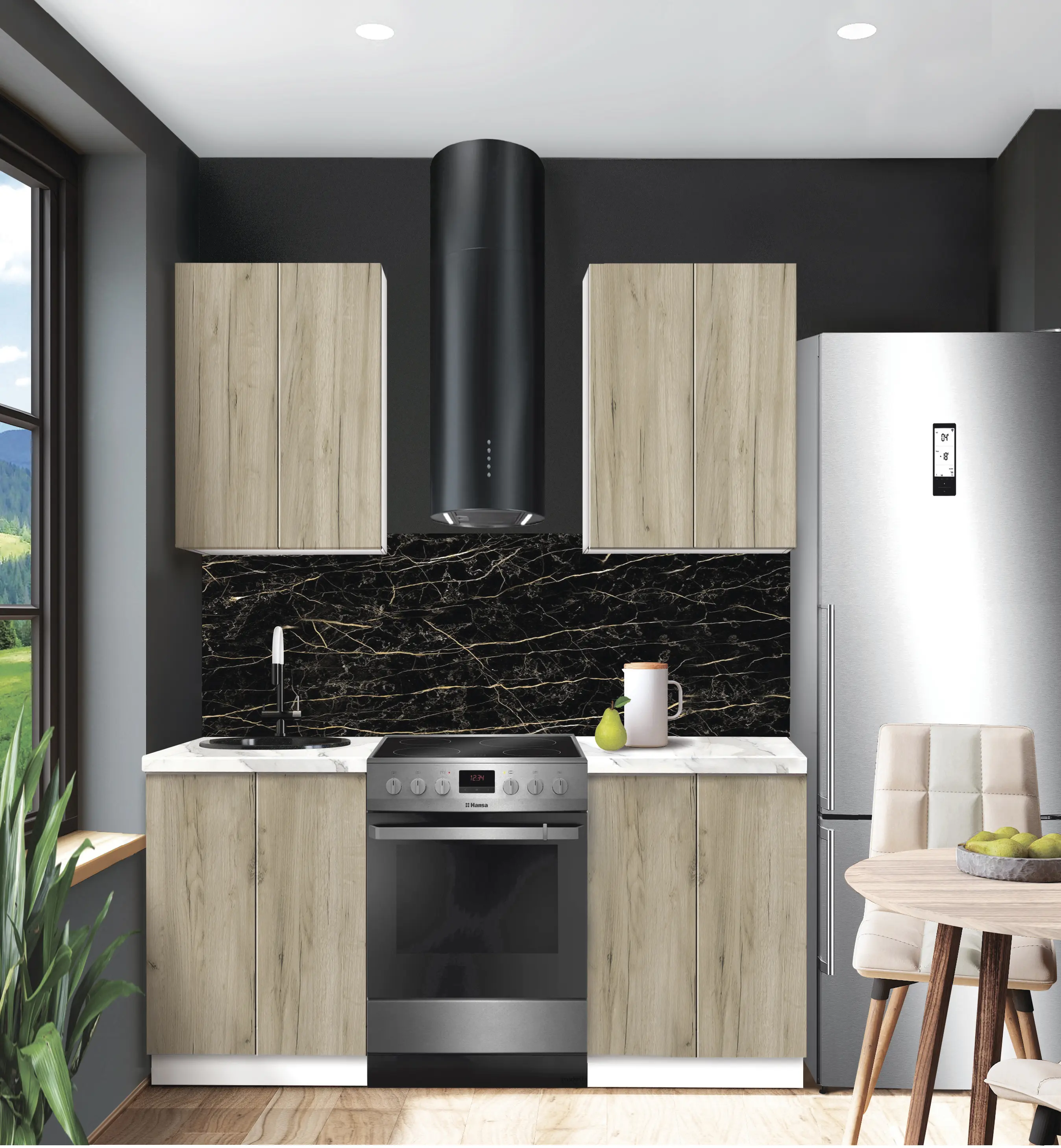 Модульная кухня Modern Dolce Vita 1 H68 1.2m