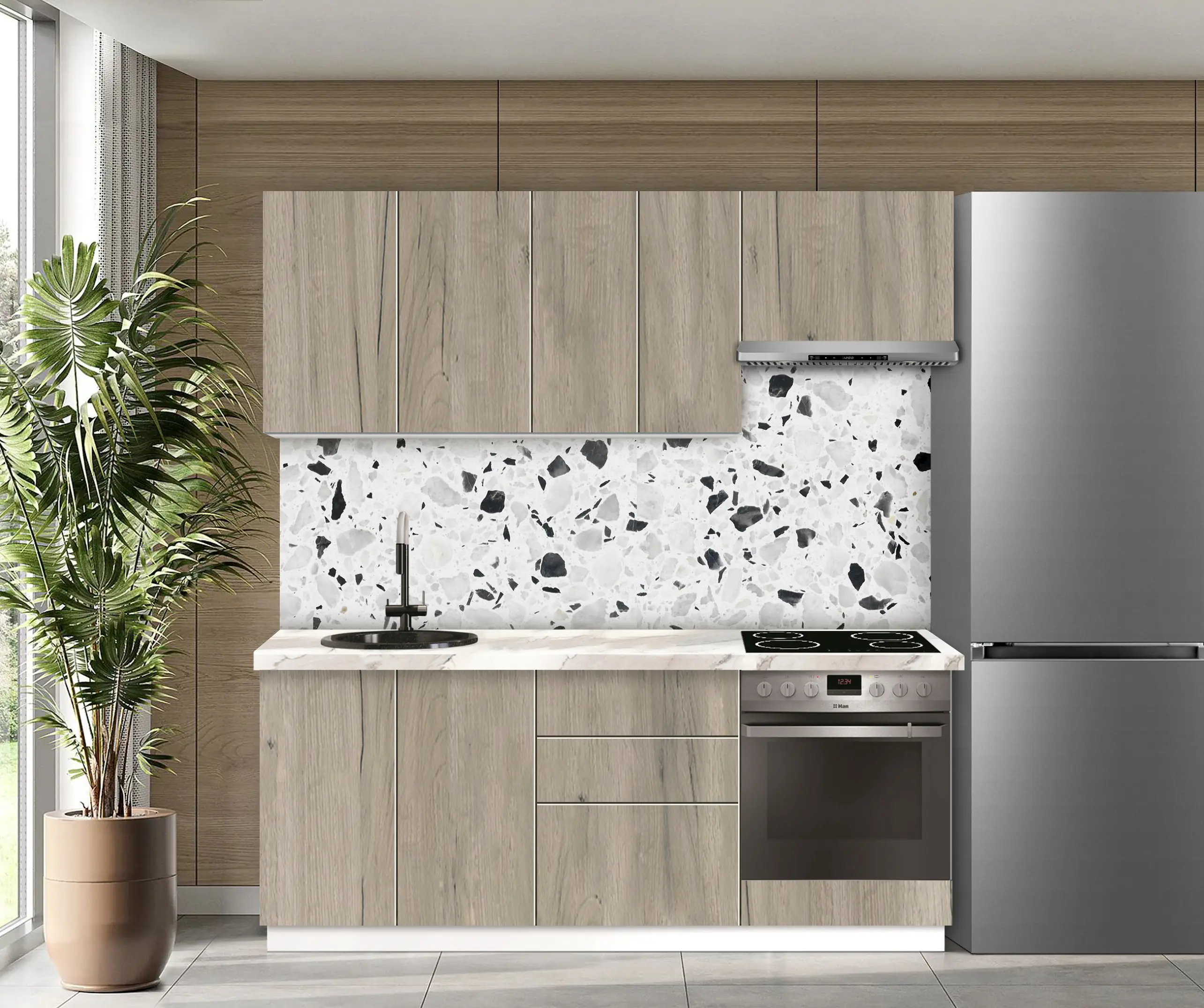 Bucatarie modulara Modern Dolce Vita 1 H68 2.0m