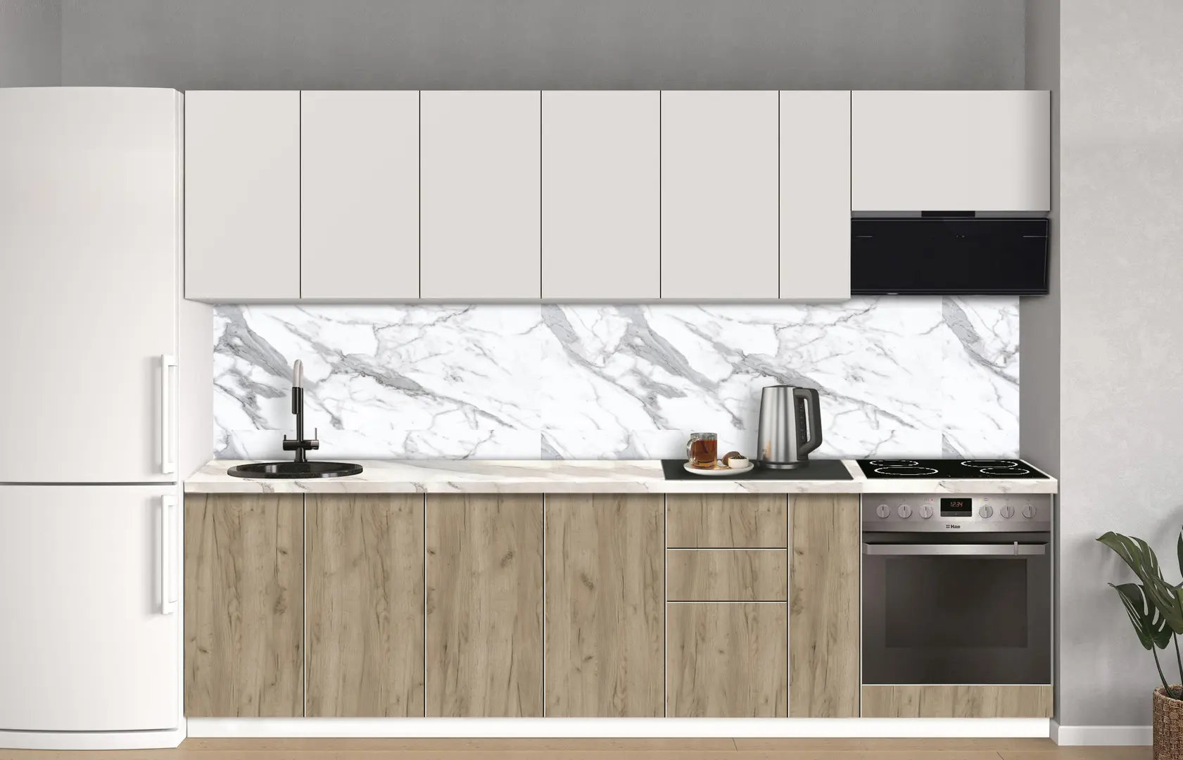 Bucatarie modulara Modern Dolce Vita 1 H68 2.8m