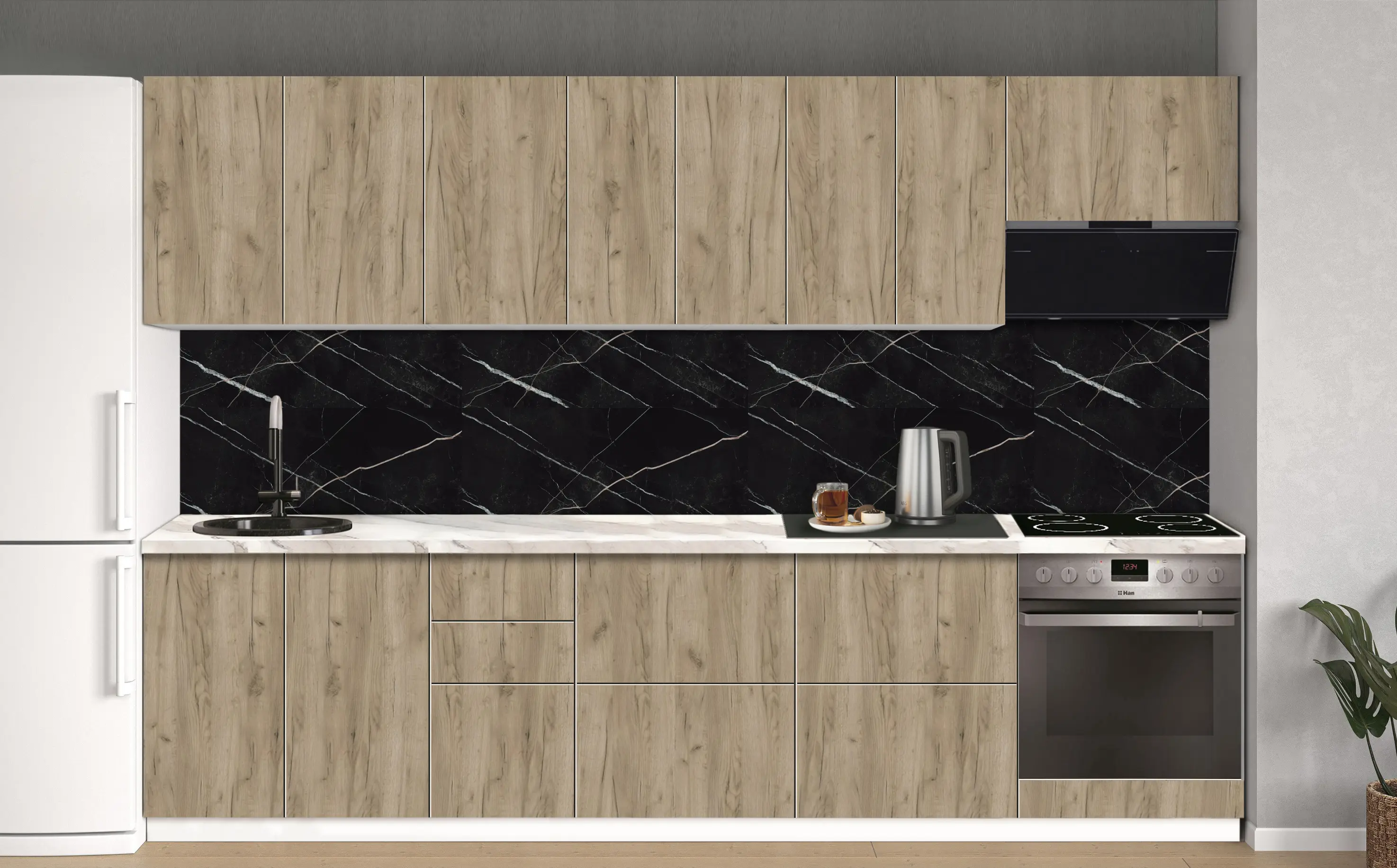 Bucatarie modulara Modern Dolce Vita 1 H68 3.0m