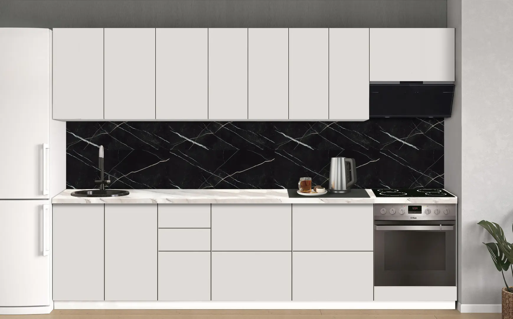 Bucatarie modulara Modern Dolce Vita 1 H68 3.0m