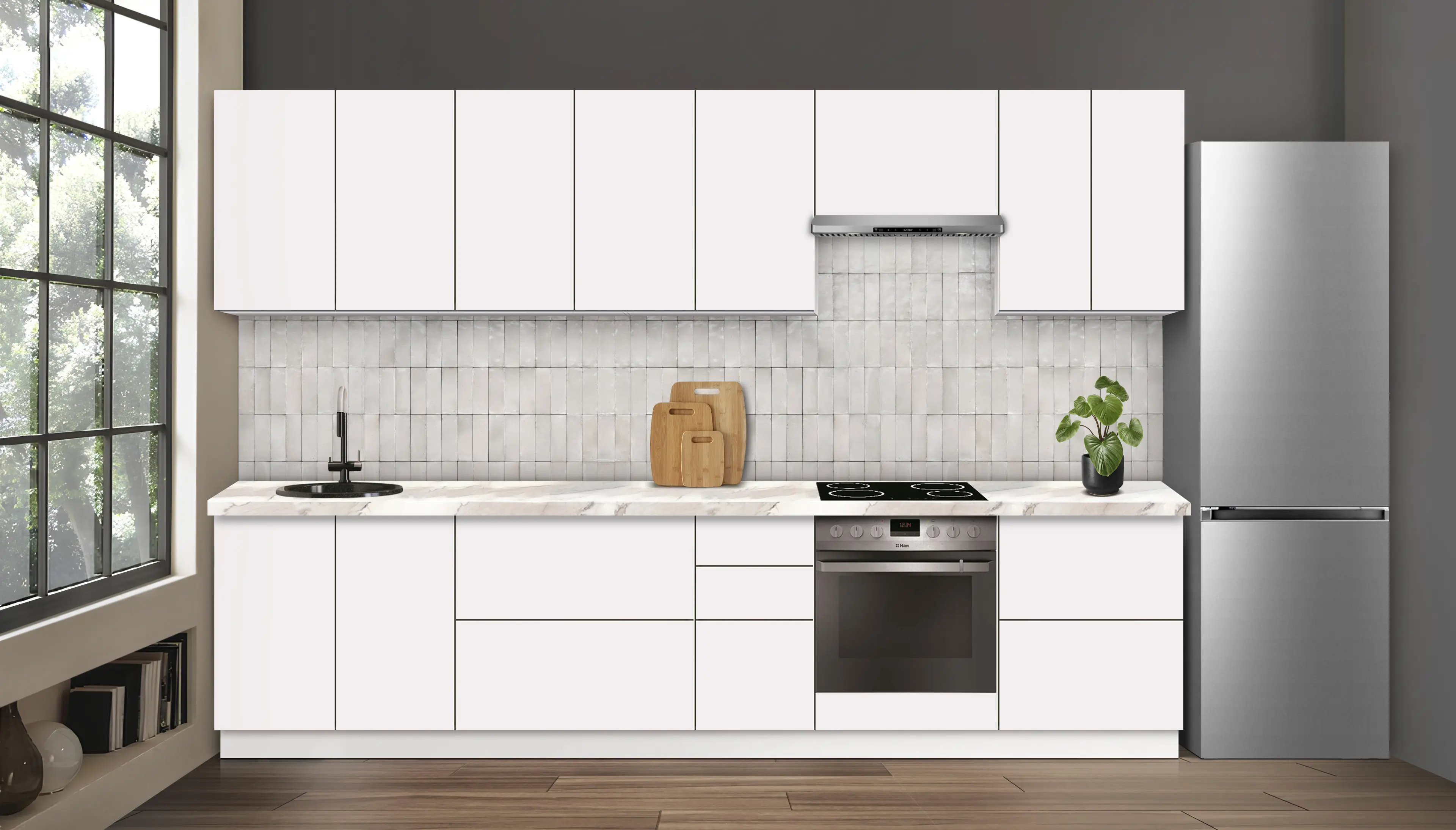 Bucatarie modulara Modern Dolce Vita 1 H68 3.2m