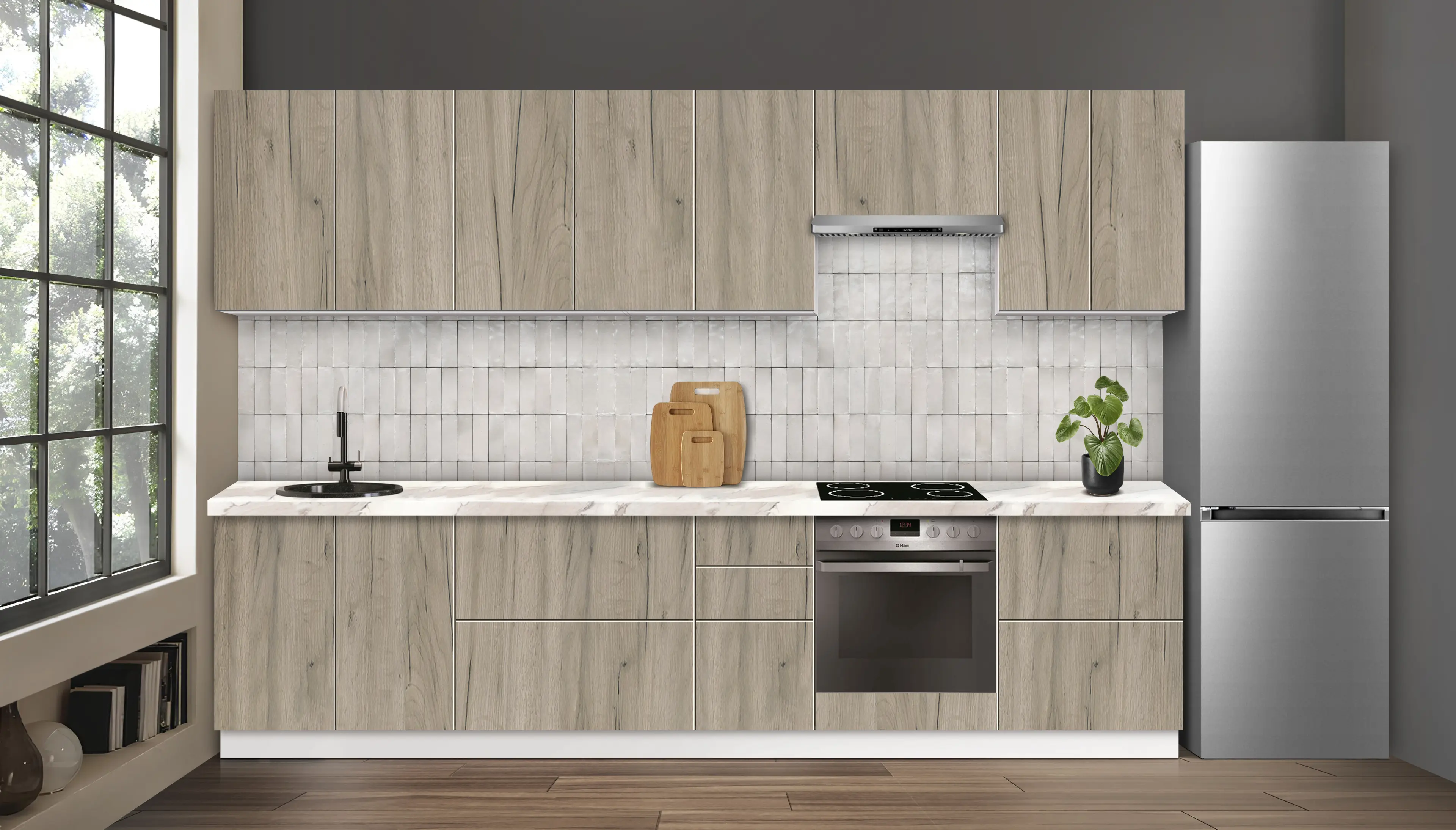 Bucatarie modulara Modern Dolce Vita 1 H68 3.2m