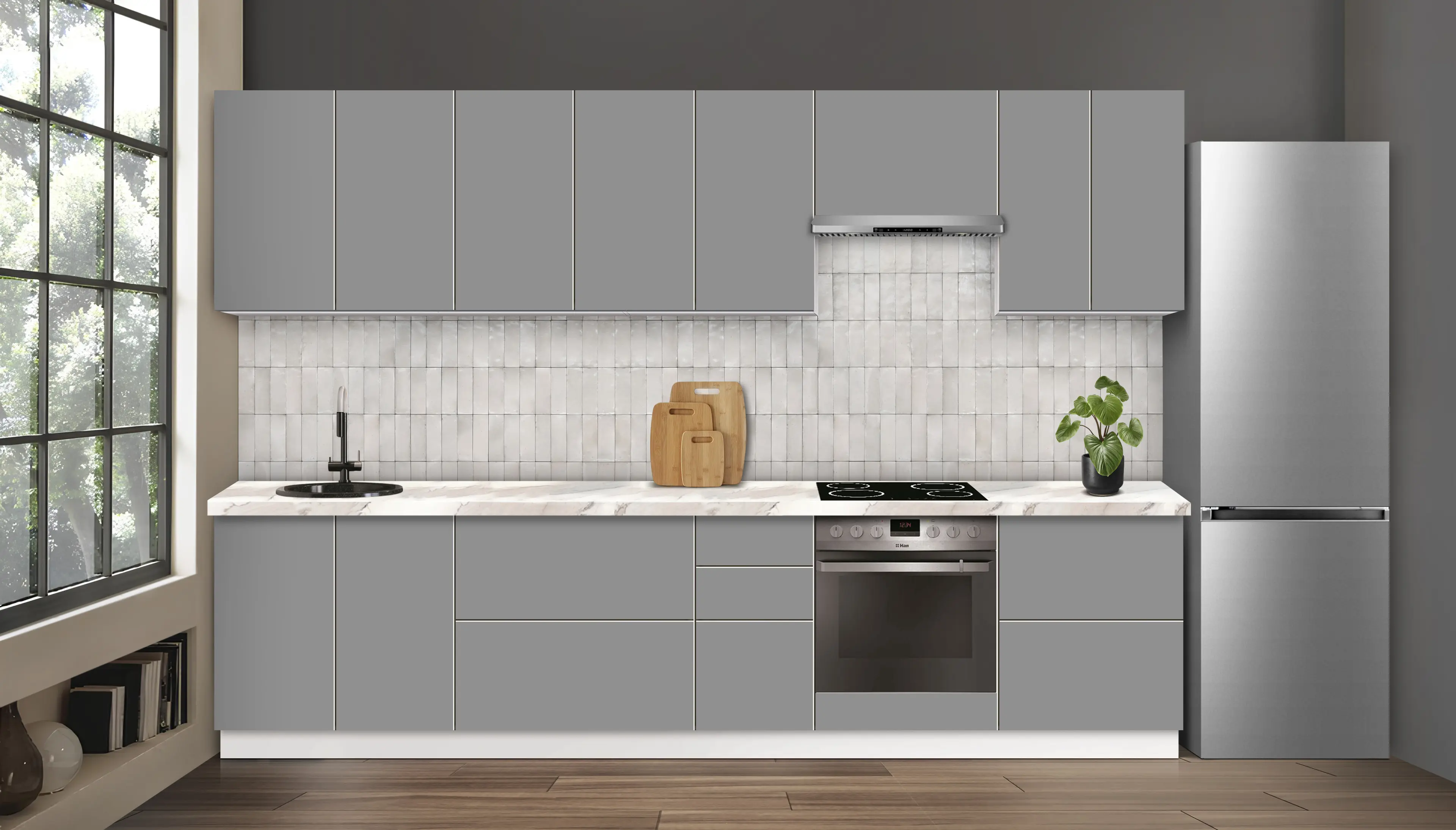 Bucatarie modulara Modern Dolce Vita 1 H68 3.2m