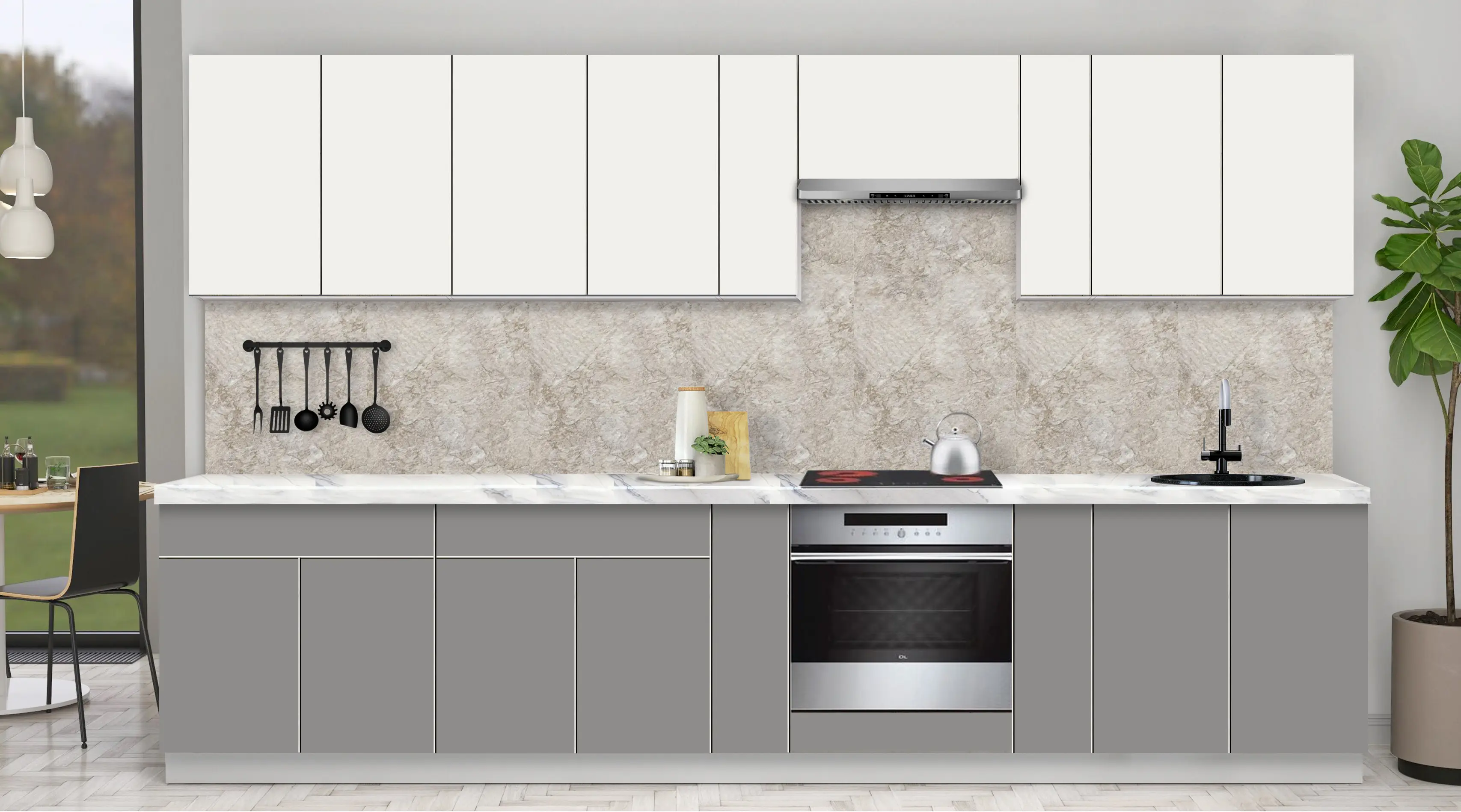 Bucatarie modulara Modern Dolce Vita 1 H68 3.4m