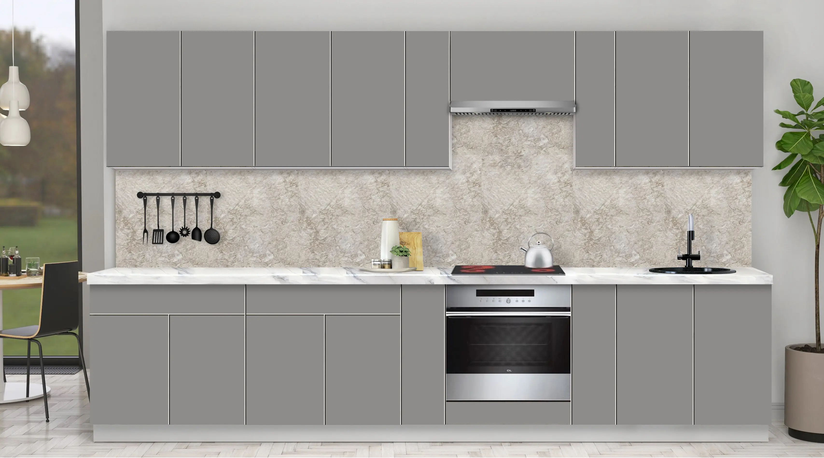 Bucatarie modulara Modern Dolce Vita 1 H68 3.4m