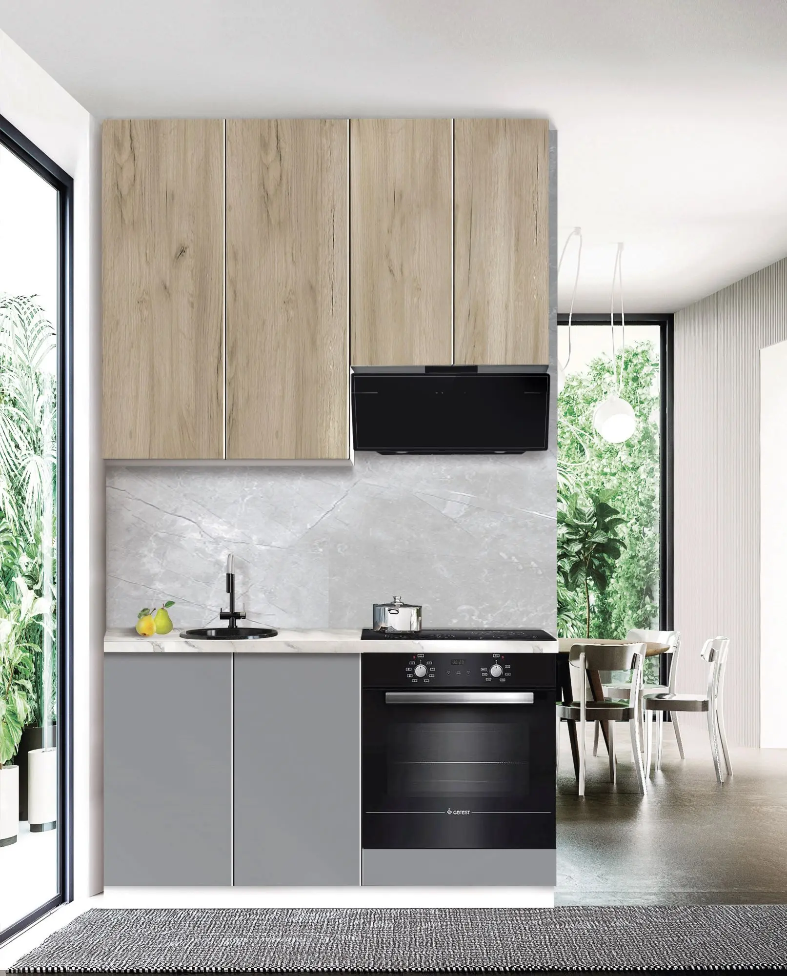 Модульная кухня Modern Dolce Vita 2 H110 1.4m