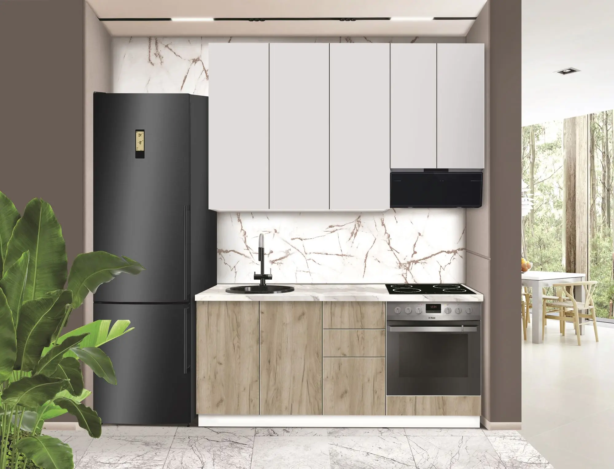 Модульная кухня Modern Dolce Vita 2 H110 1.8m