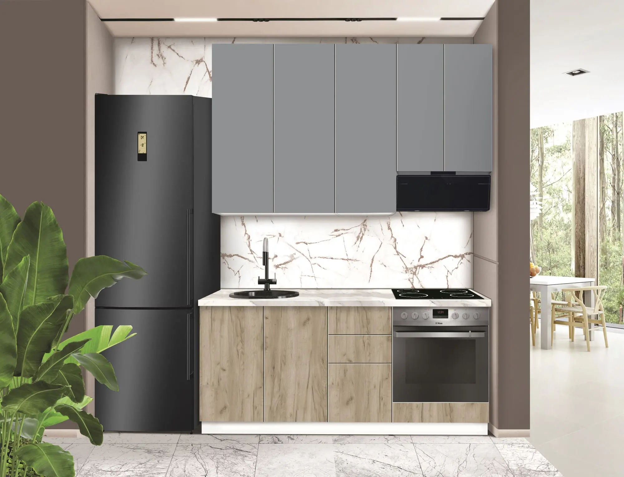 Модульная кухня Modern Dolce Vita 2 H110 1.8m