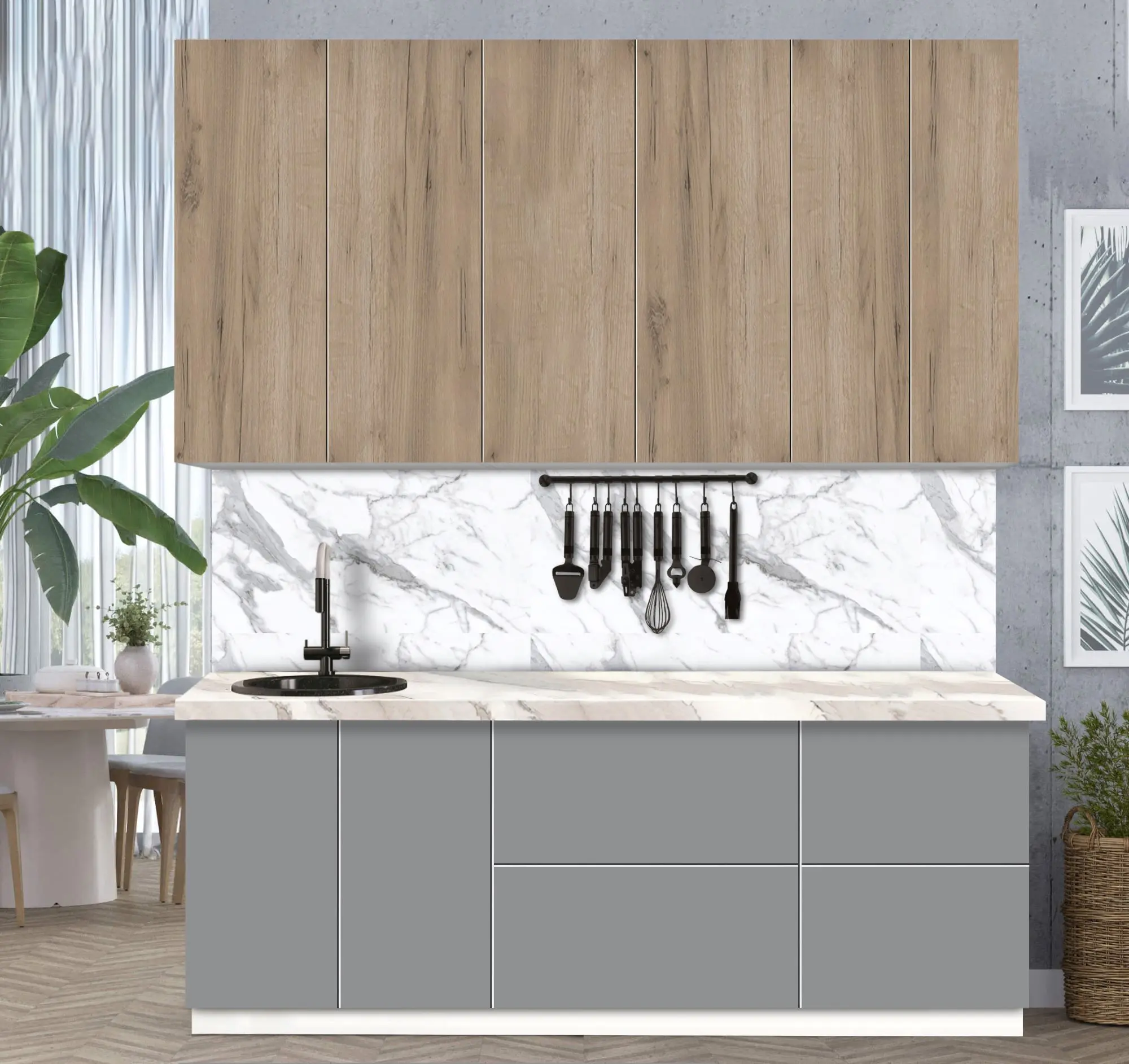 Модульная кухня Modern Dolce Vita 2 H110 2.2m