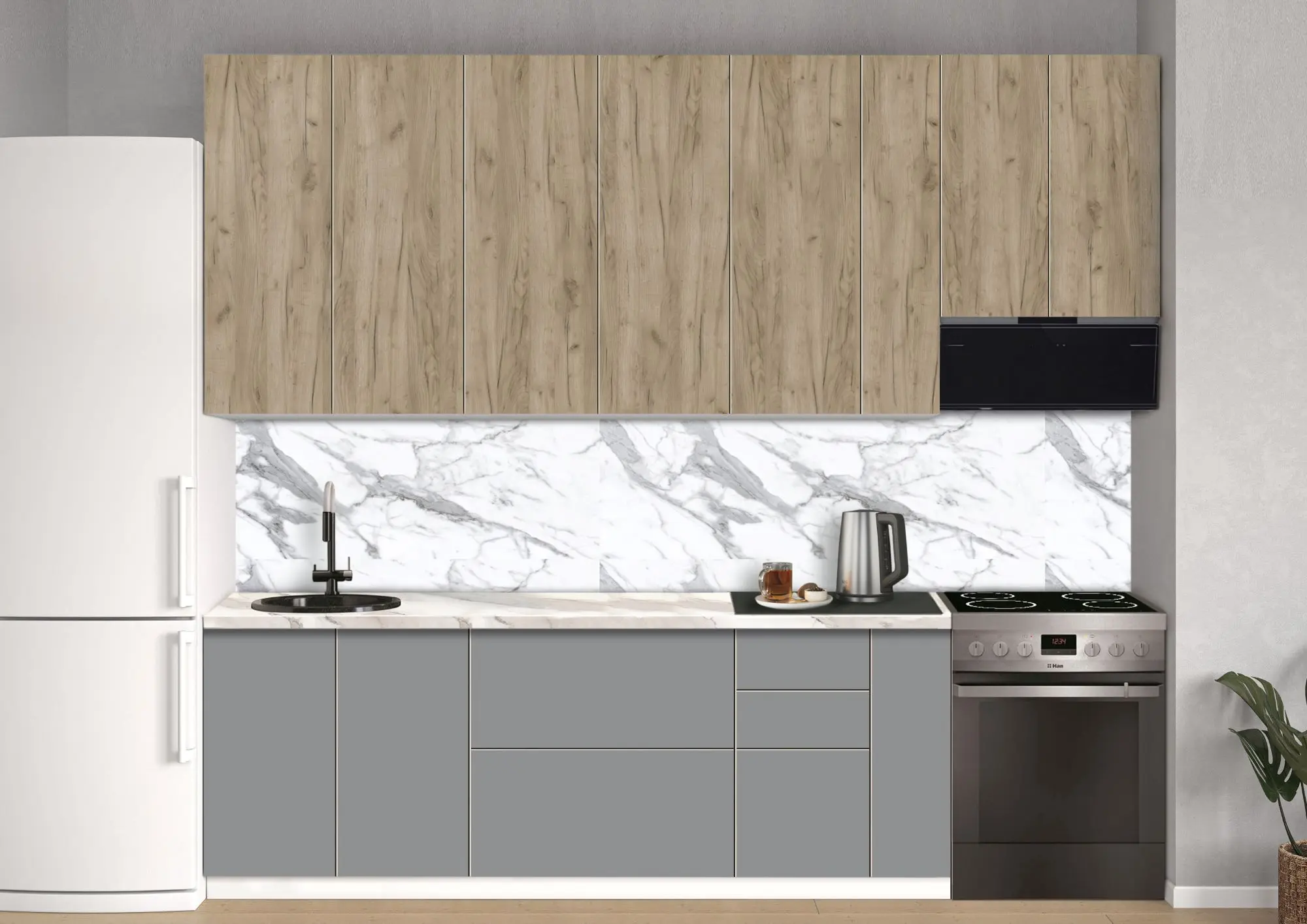 Bucatarie modulara Modern Dolce Vita 2 H110 2.8m