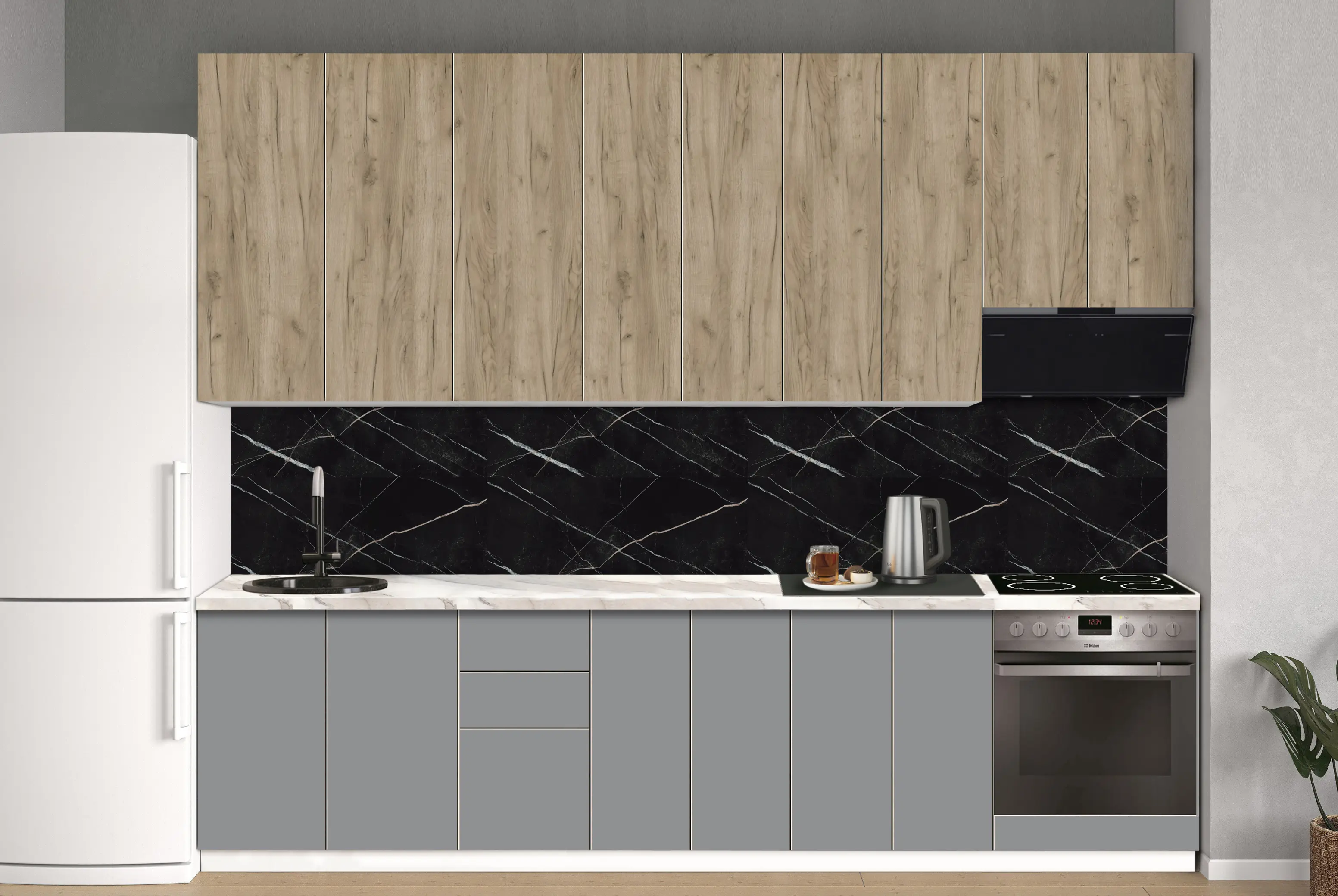 Bucatarie modulara Modern Dolce Vita 2 H110 3.0m