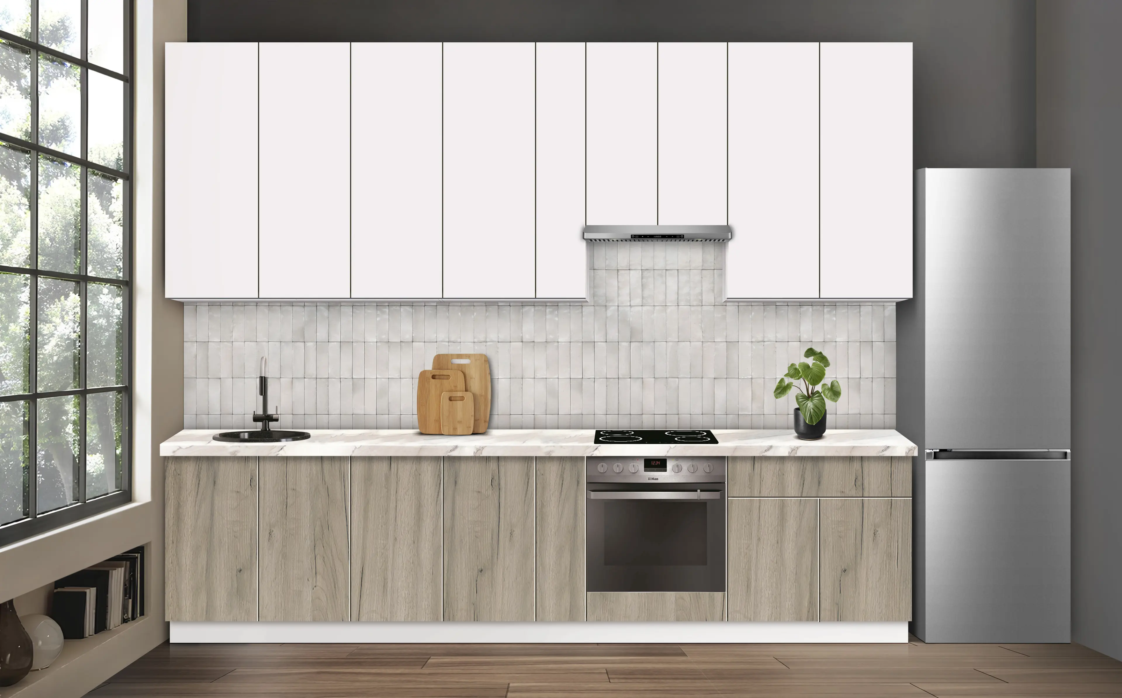 Bucatarie modulara Modern Dolce Vita 2 H110 3.2m