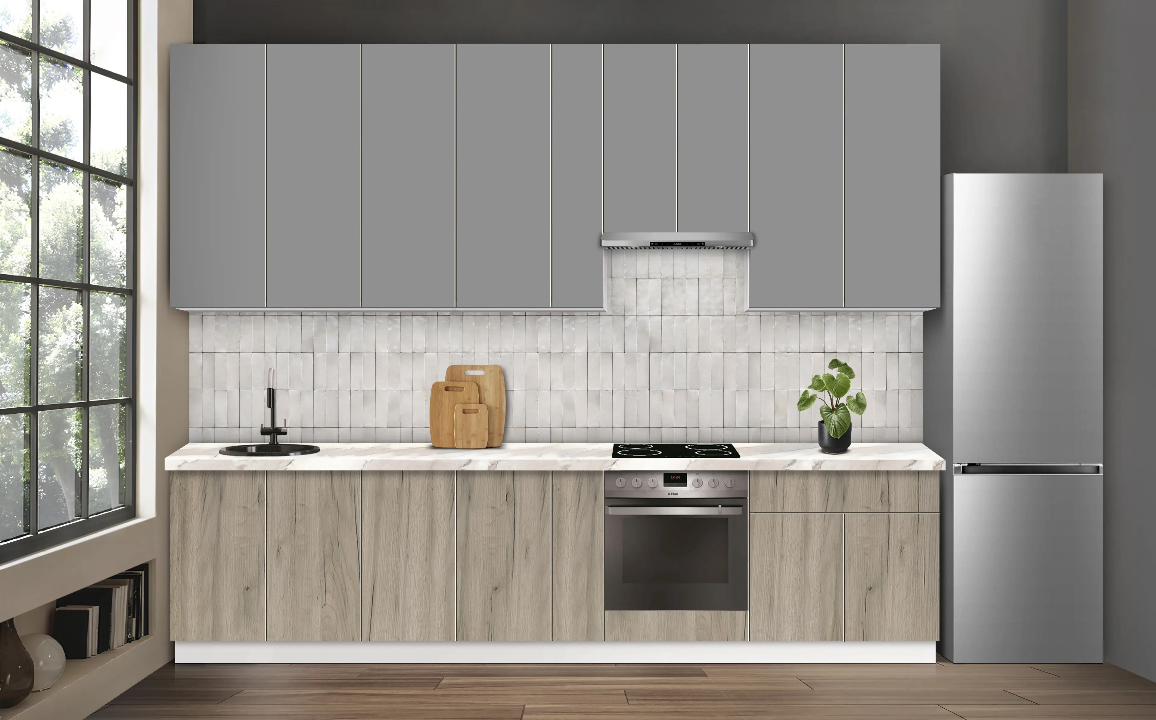 Bucatarie modulara Modern Dolce Vita 2 H110 3.2m