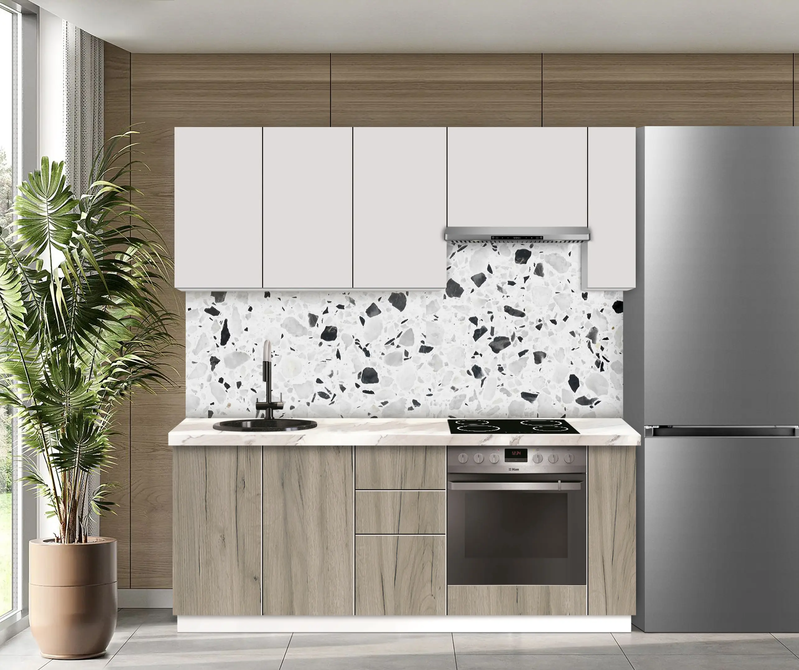 Bucatarie modulara Modern Dolce Vita 2 H68 2.0m