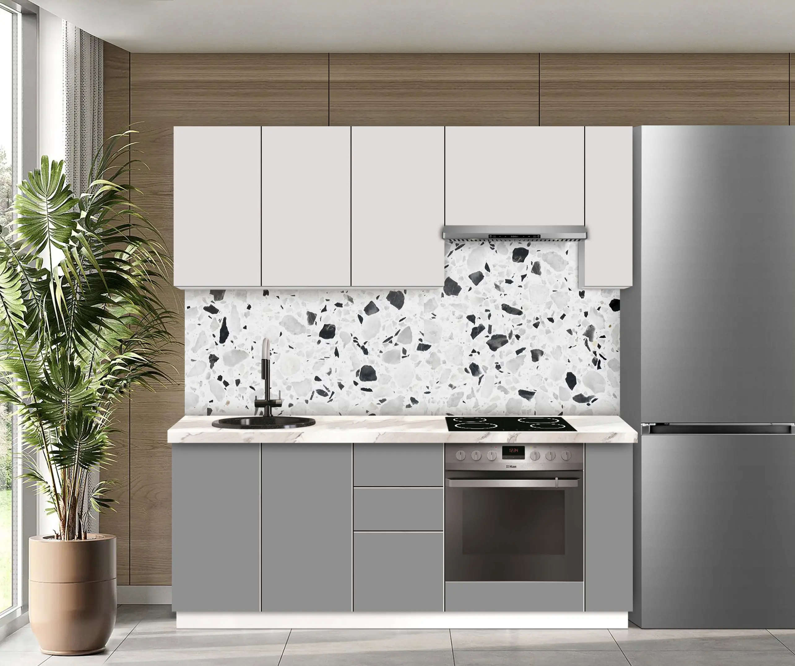 Bucatarie modulara Modern Dolce Vita 2 H68 2.0m