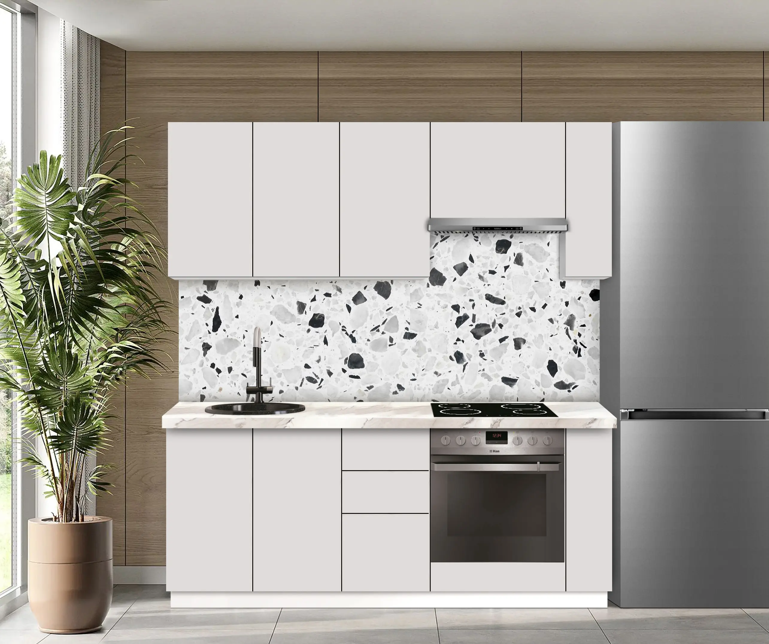 Bucatarie modulara Modern Dolce Vita 2 H68 2.0m