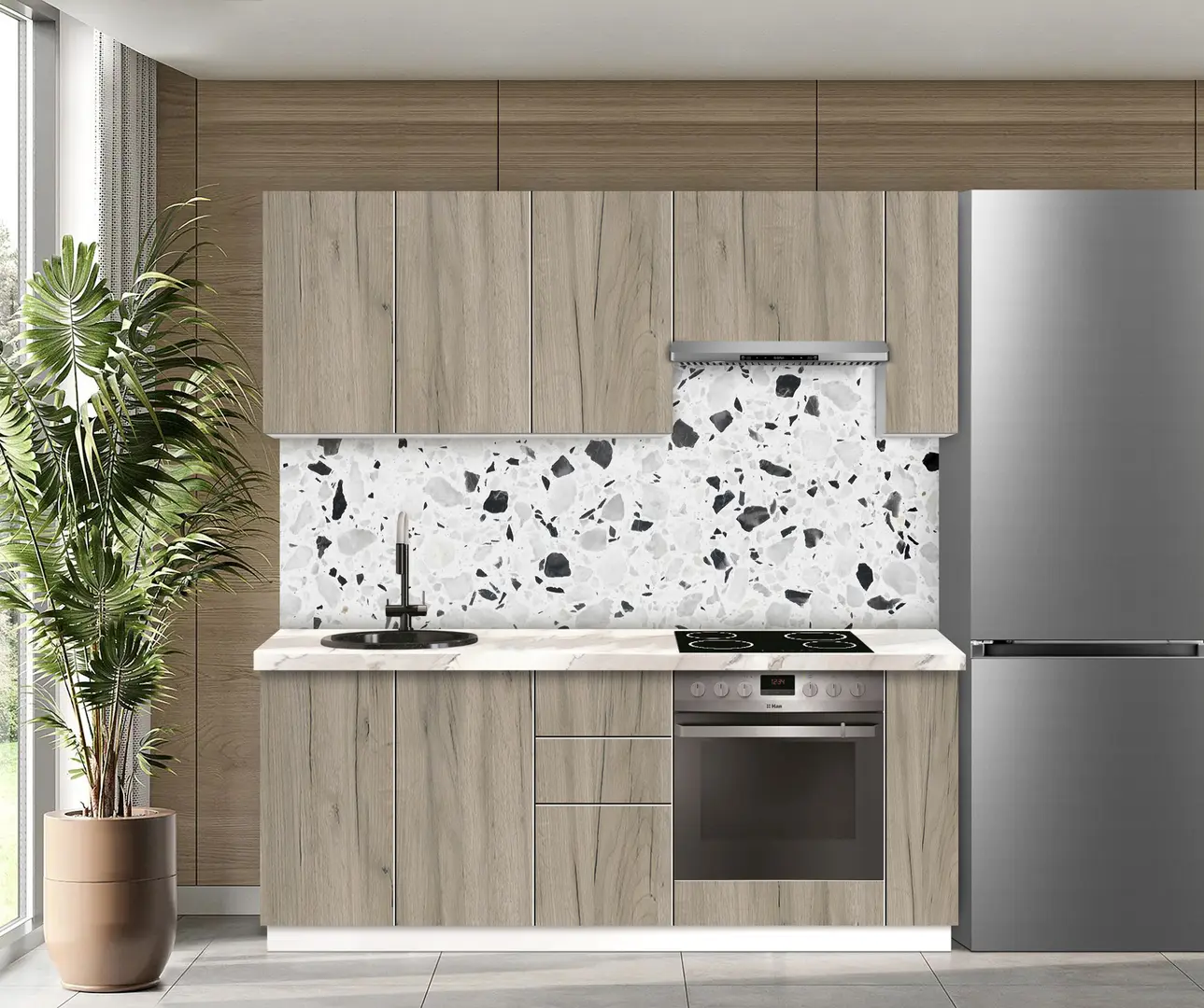 Bucatarie modulara Modern Dolce Vita 2 H68 2.0m