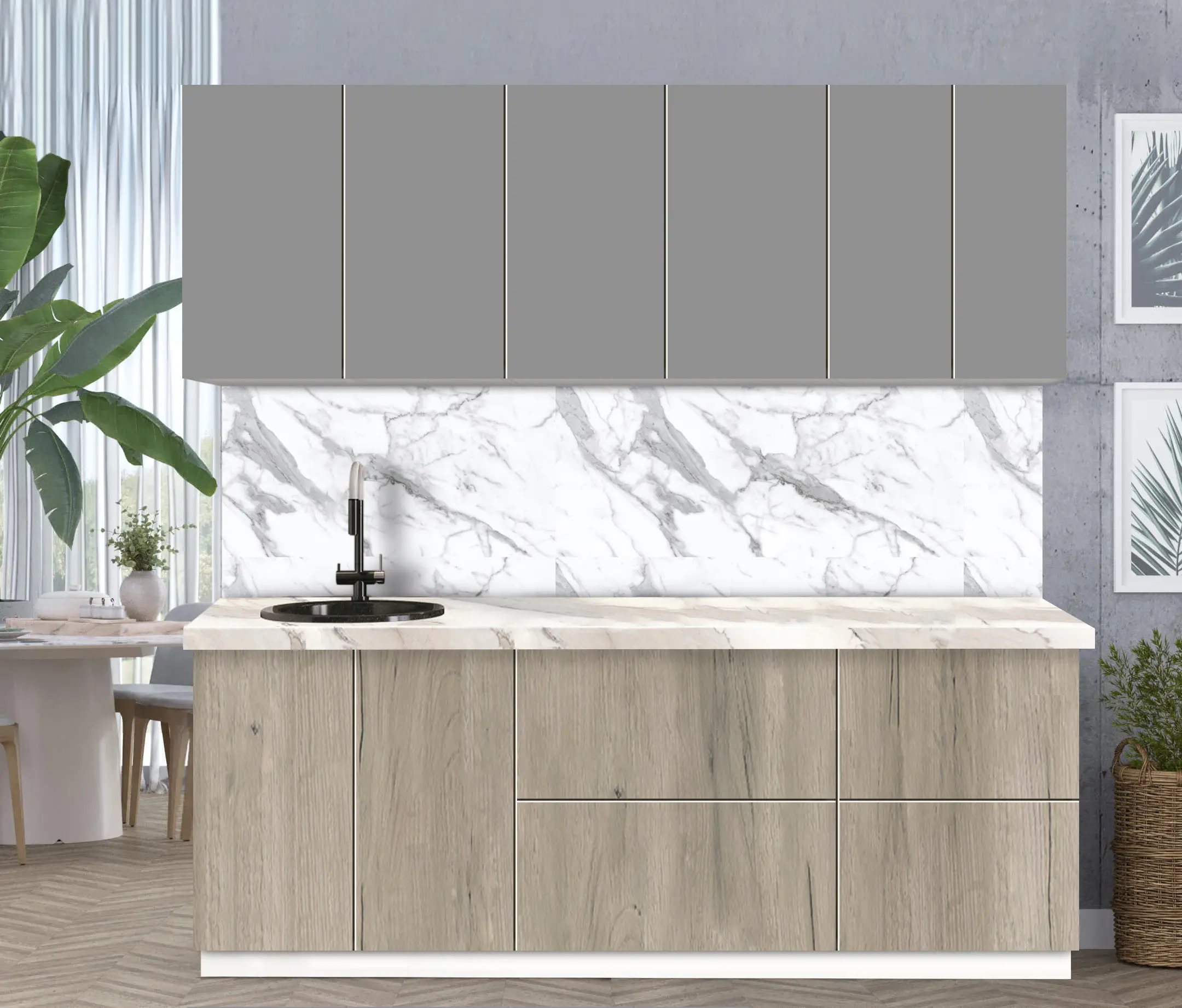 Модульная кухня Modern Dolce Vita 2 H68 2.2m