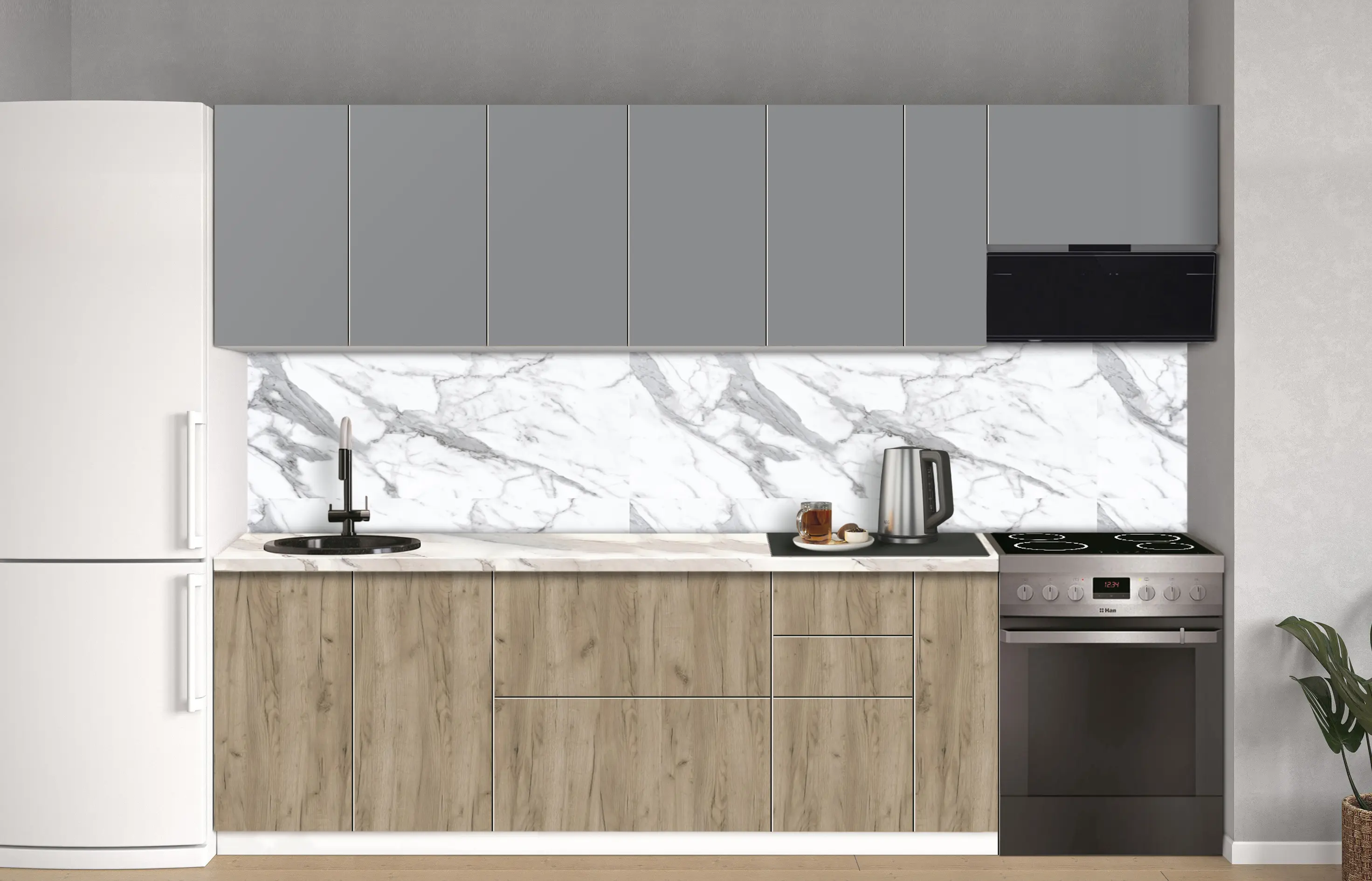 Bucatarie modulara Modern Dolce Vita 2 H68 2.8m