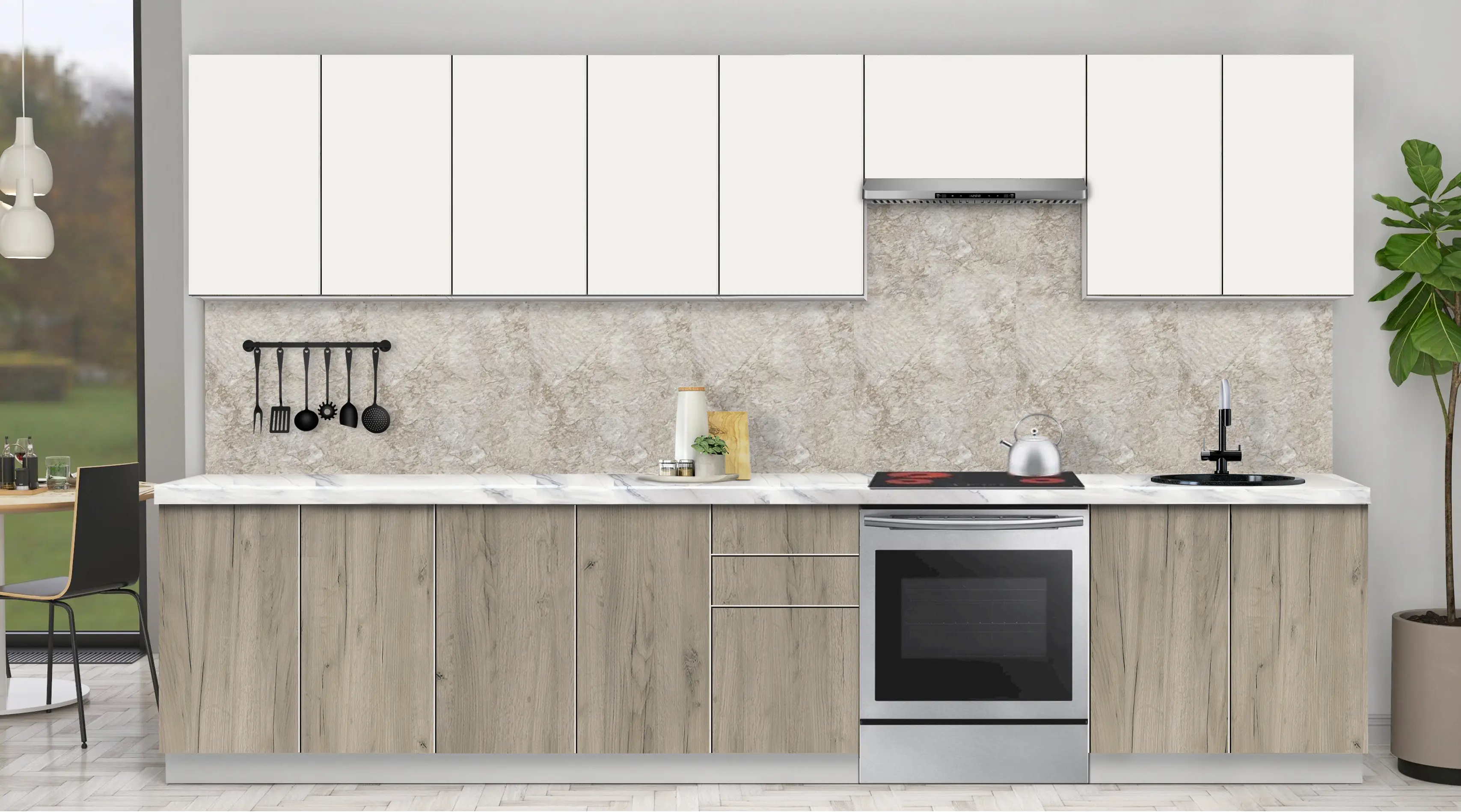 Bucatarie modulara Modern Dolce Vita 2 H68 3.4m