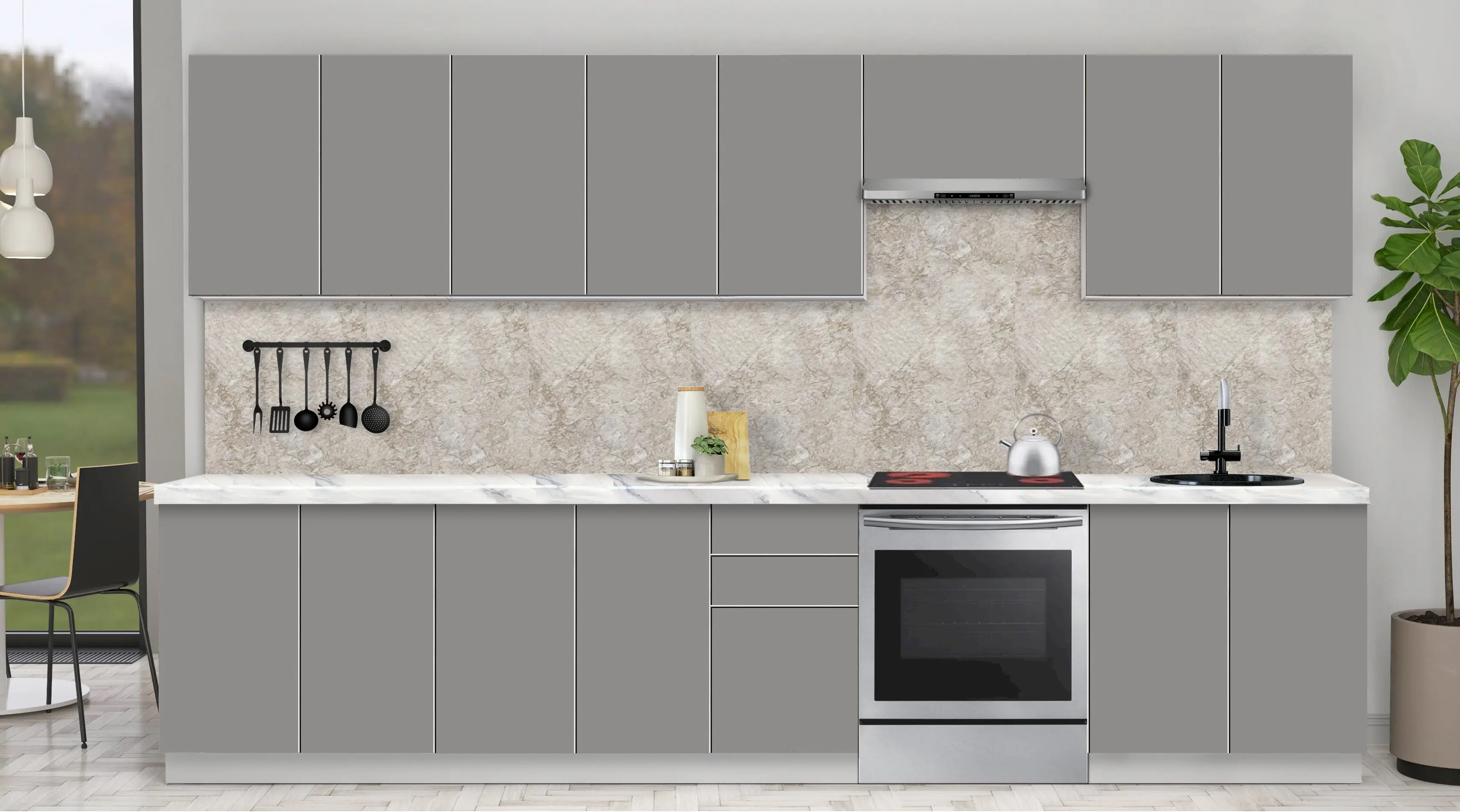 Bucatarie modulara Modern Dolce Vita 2 H68 3.4m