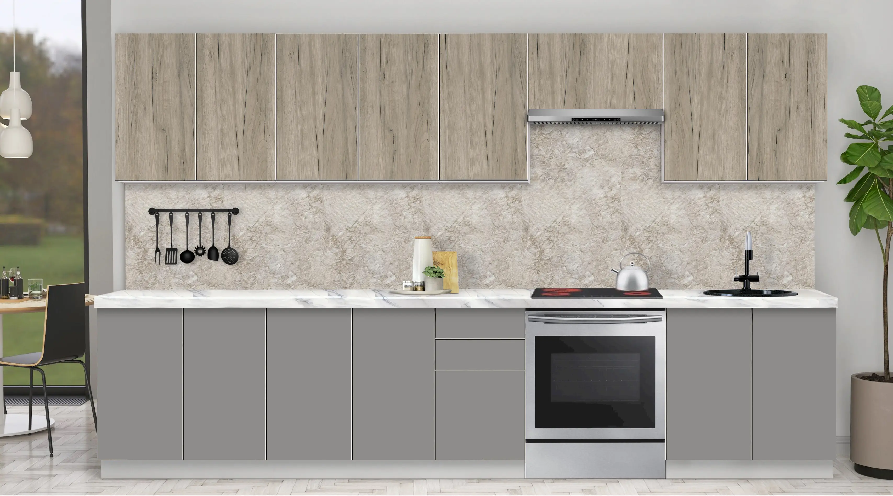 Bucatarie modulara Modern Dolce Vita 2 H68 3.4m