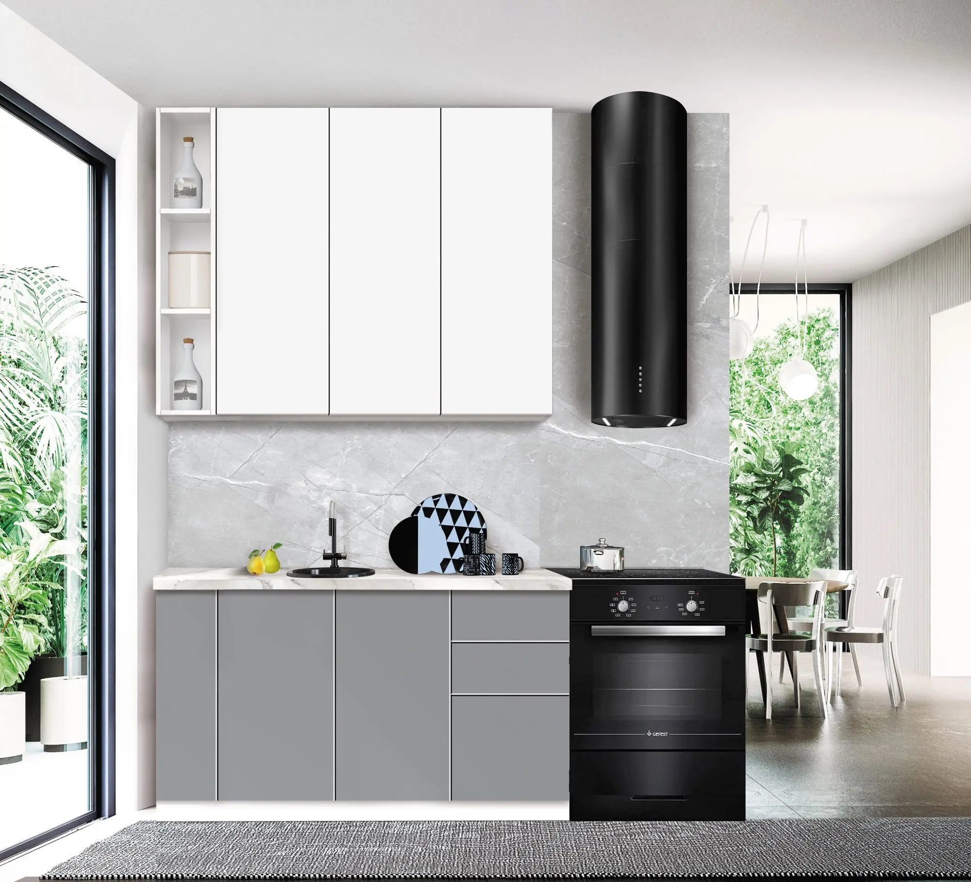 Модульная кухня Modern Dolce Vita 3 H110 1.4m