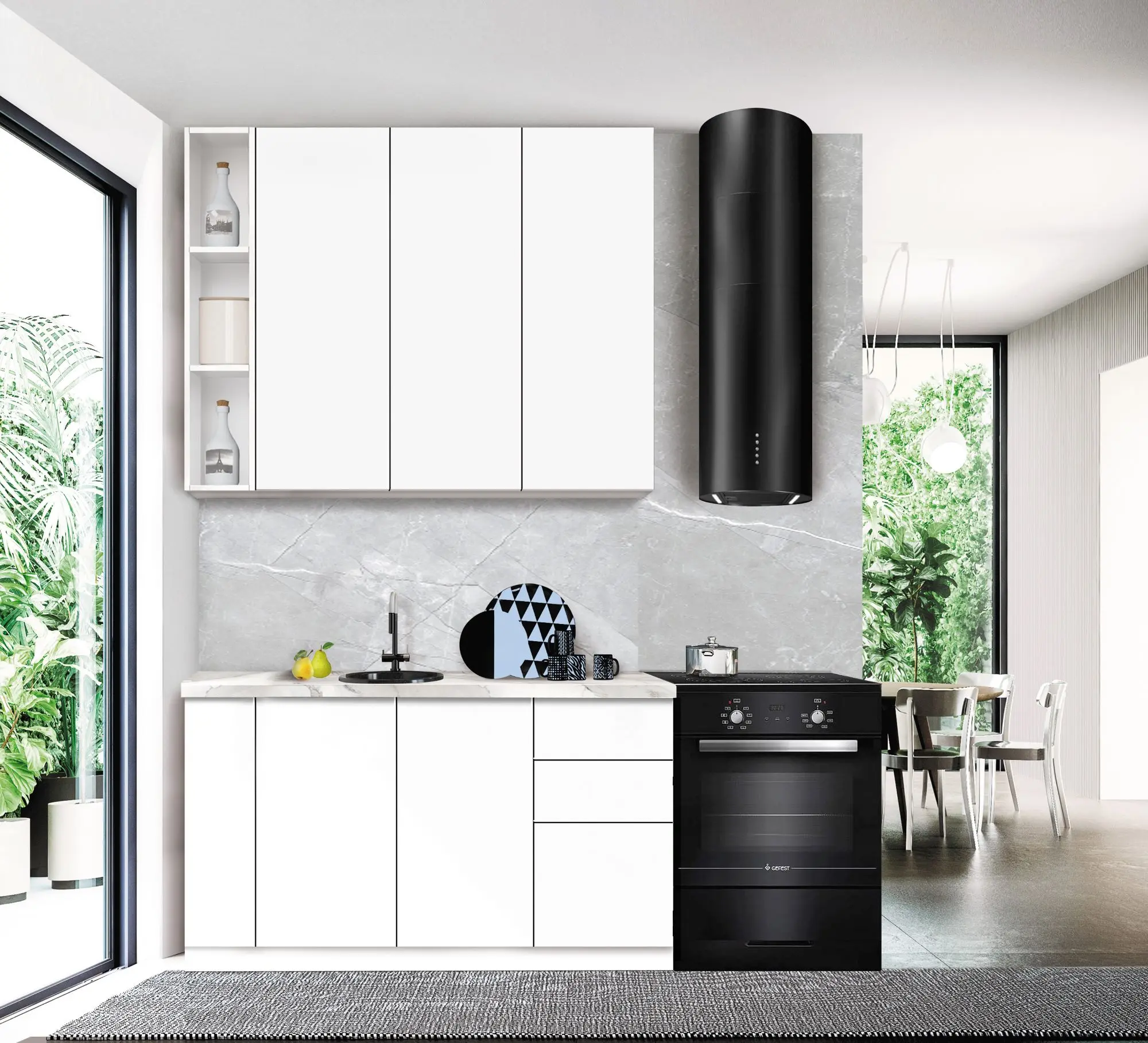 Модульная кухня Modern Dolce Vita 3 H110 1.4m