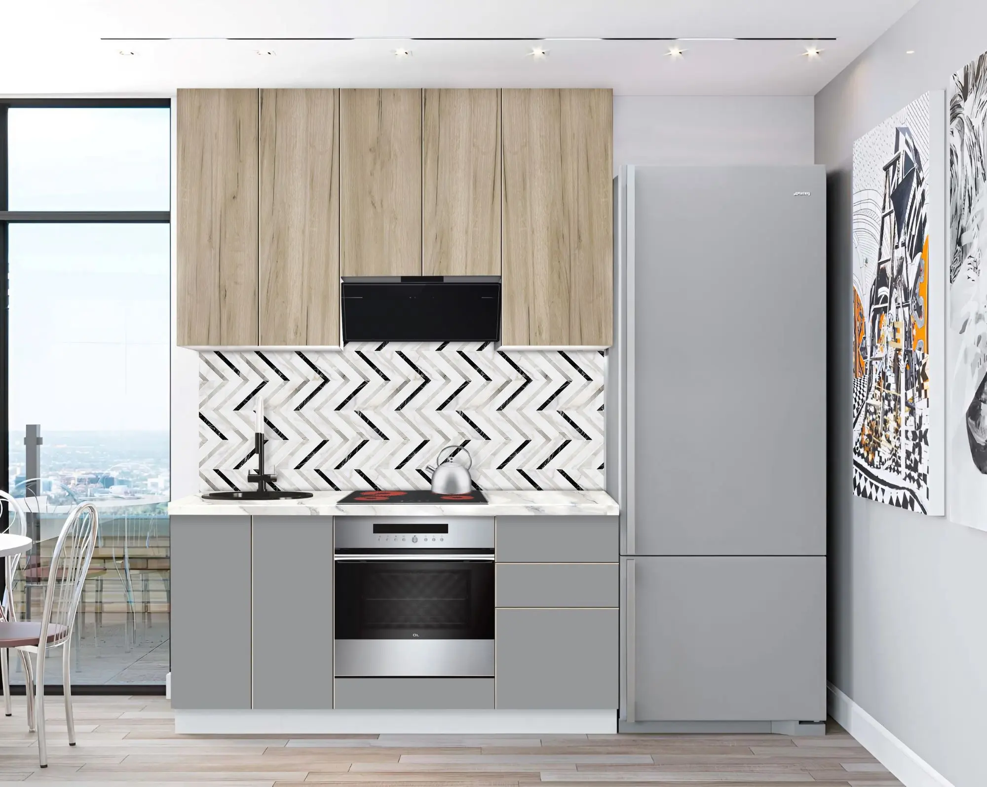 Модульная кухня Modern Dolce Vita 3 H110 1.6m