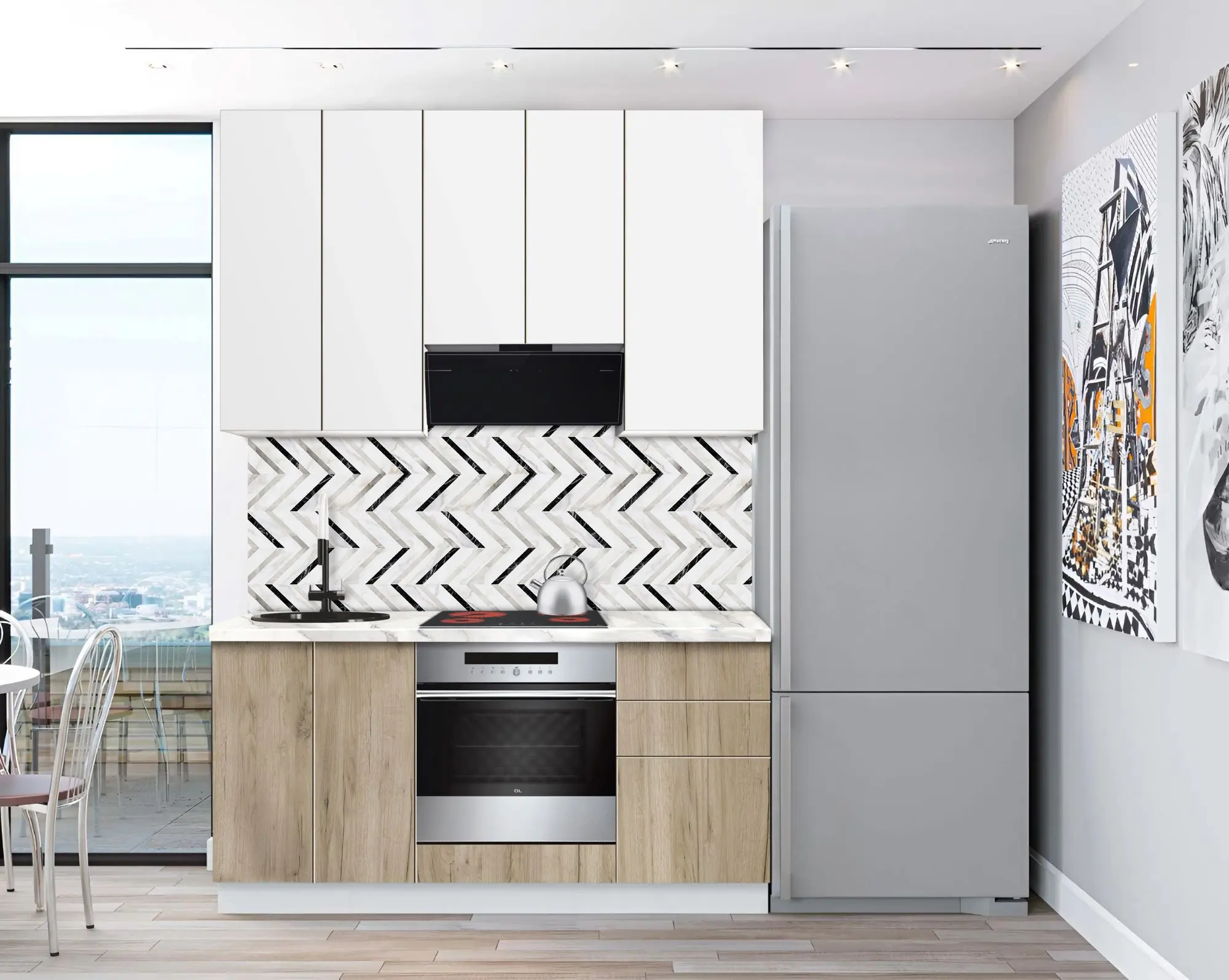 Модульная кухня Modern Dolce Vita 3 H110 1.6m